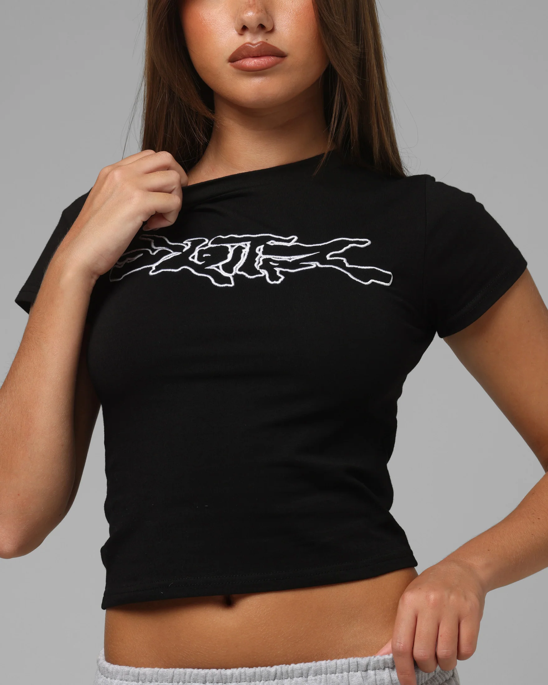 Loiter Women's Global Baby T-Shirt Black - Image 6