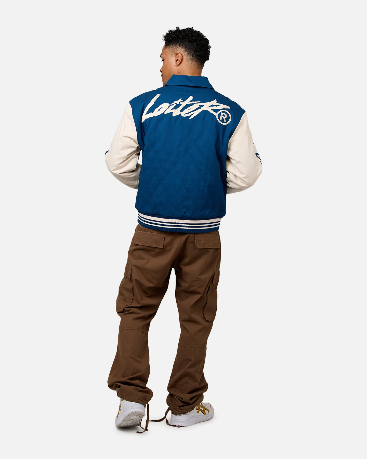 Loiter World Series Varsity Jacket Dark Blue - Image 6
