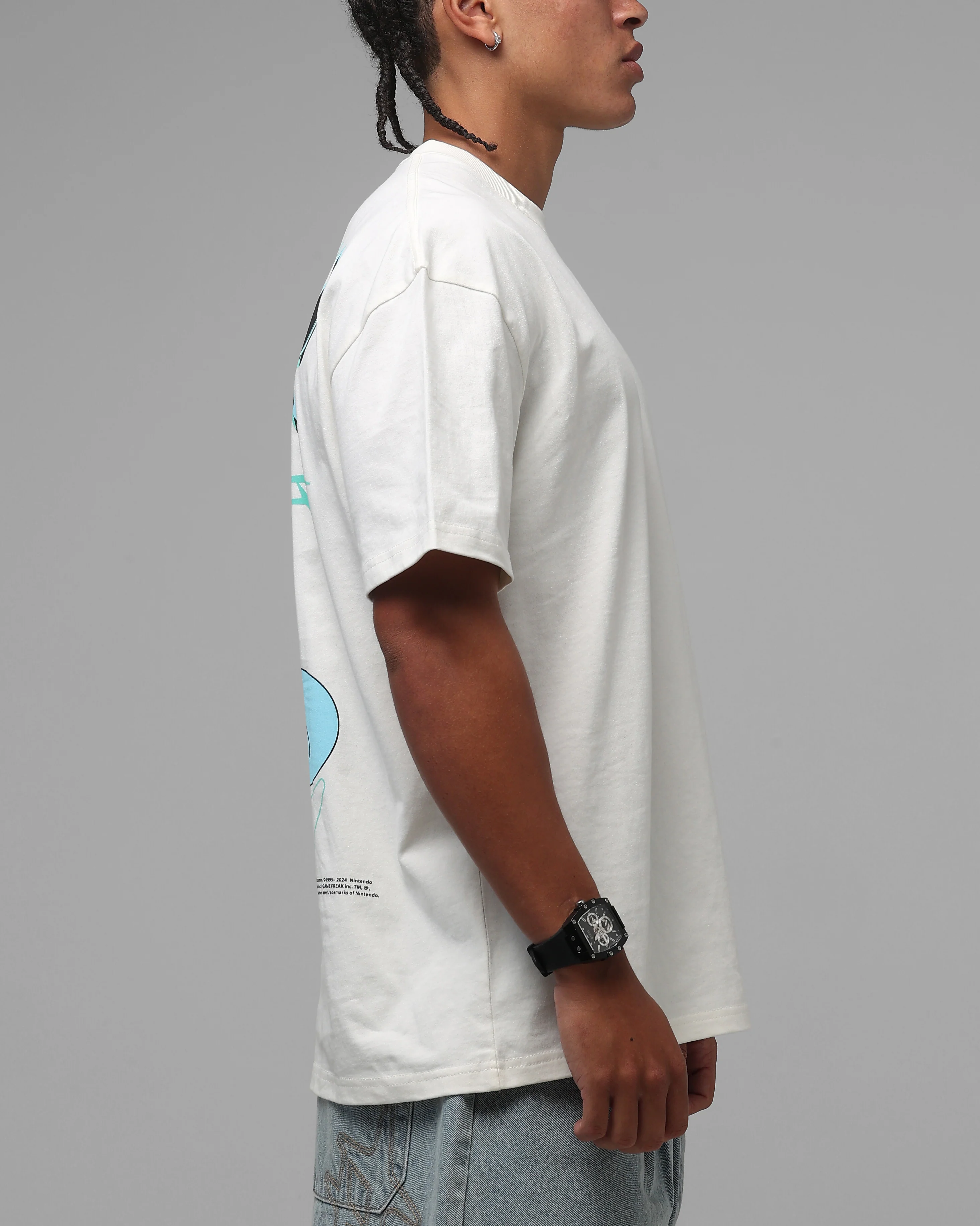 Pokémon By Loiter Squirtle Heavyweight T-Shirt Off White - Image 5