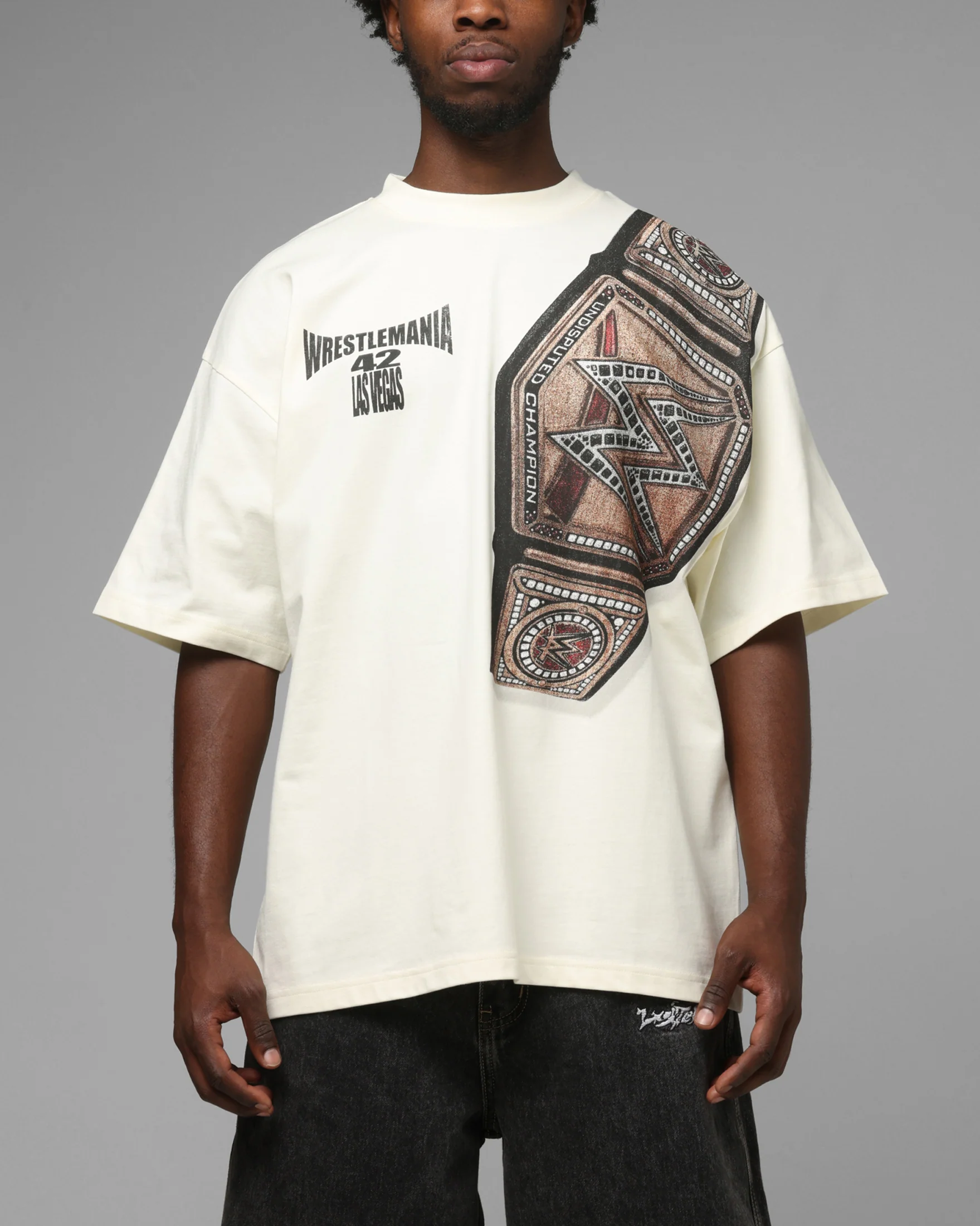Loiter X WWE WrestleMania 42 T-Shirt Off White