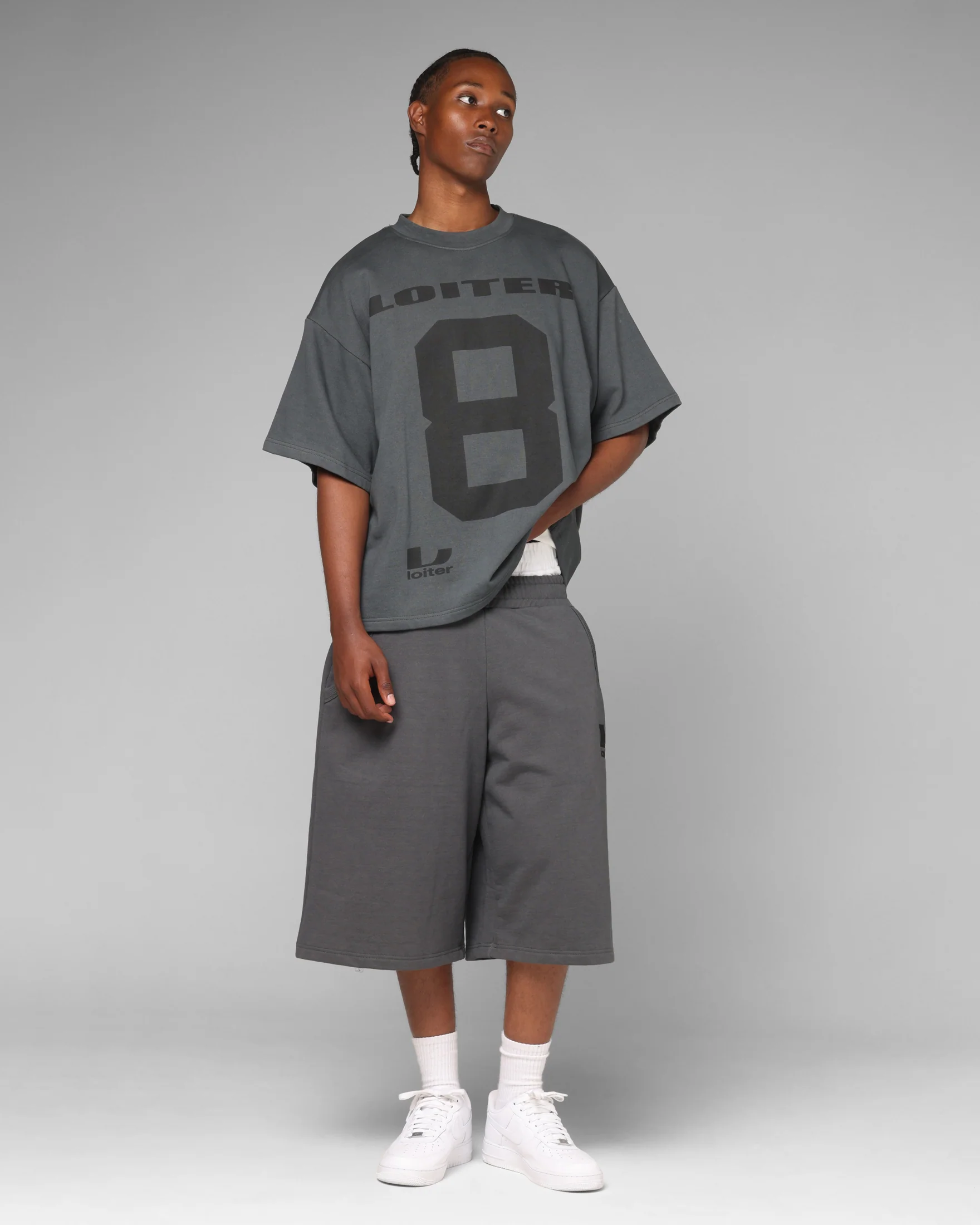 Lotier World Cup T-Shirt Charcoal - Image 2