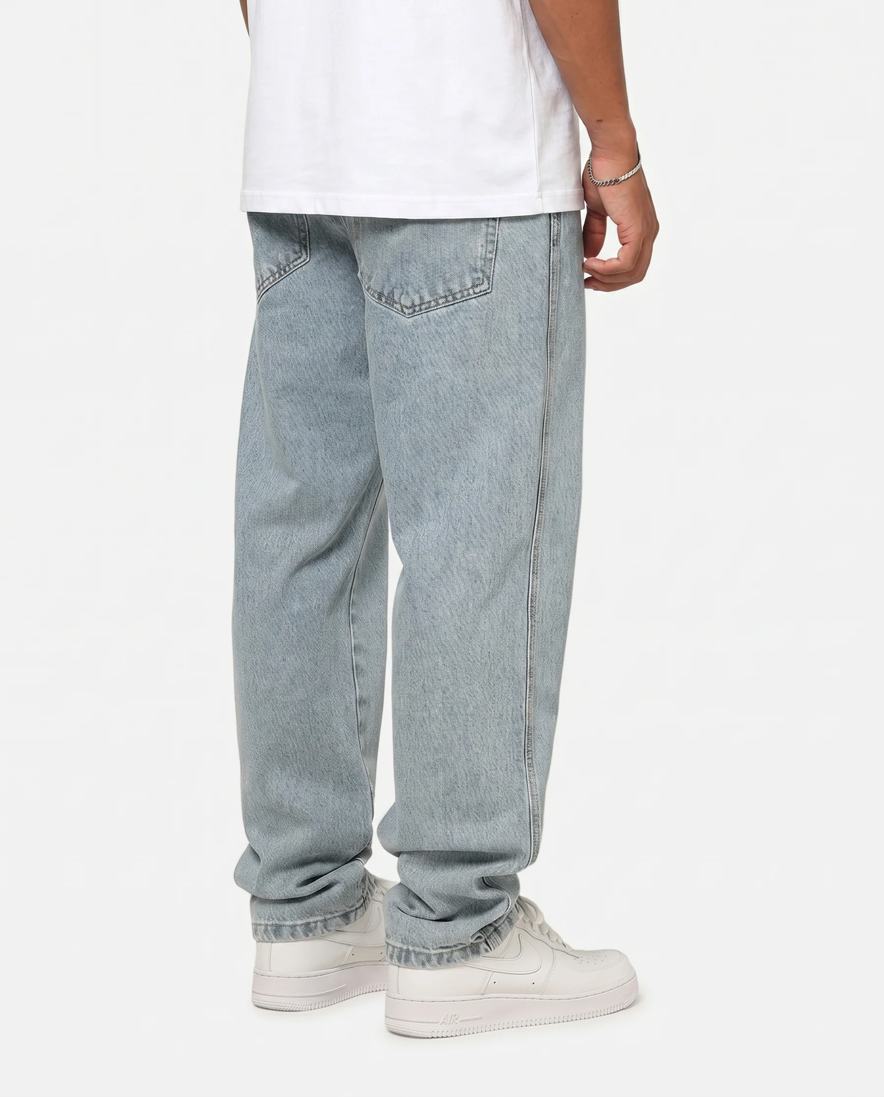 Worship Lounger Jeans Worship Worn Blue - Image 5