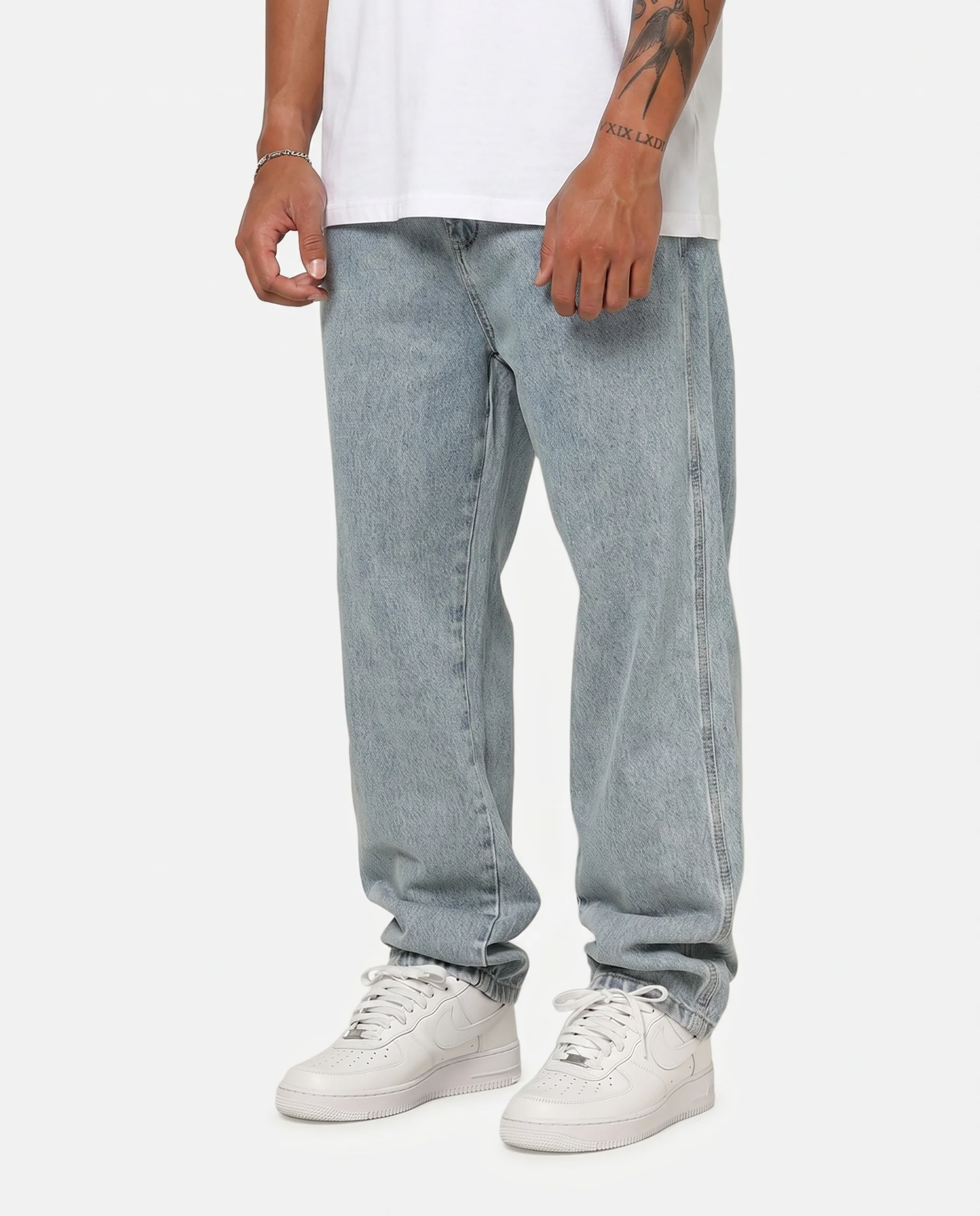 Worship Lounger Jeans Worship Worn Blue - Image 6