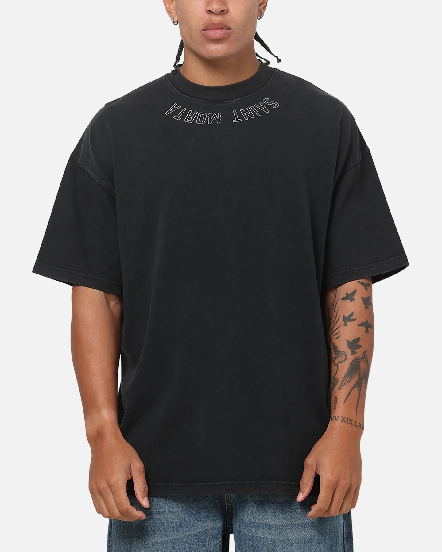 Saint Morta Made For The Living T-Shirt Washed Black - Image 2