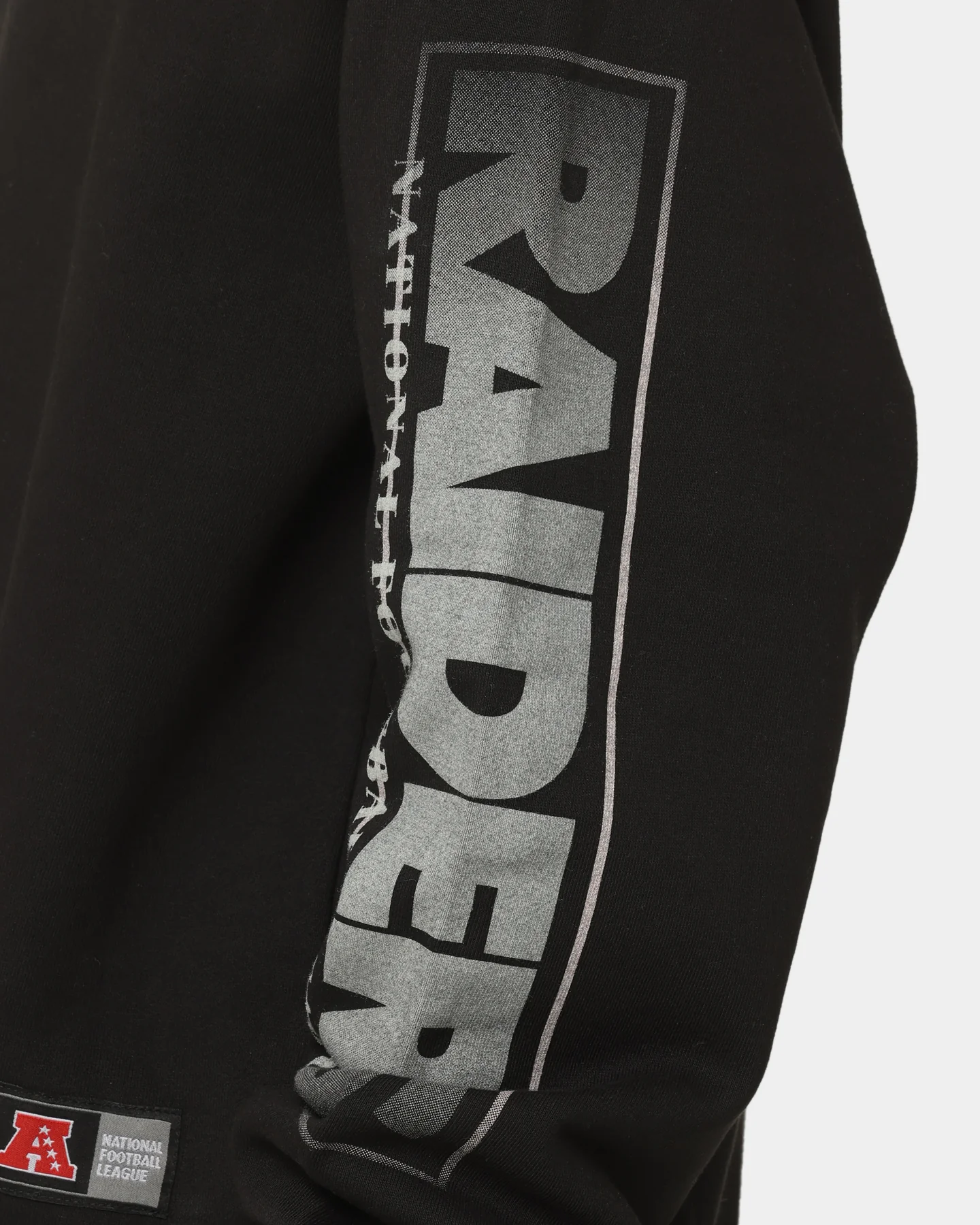 Majestic Athletic Las Vegas Raiders Graphic Fade Crewneck Faded Black - Image 8