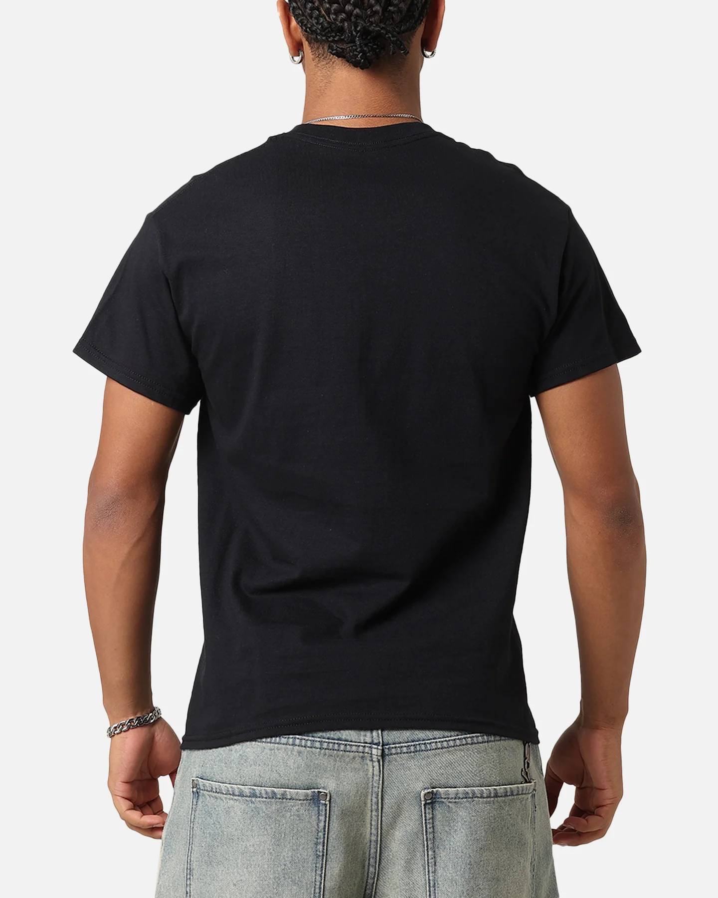 Majestic Athletic Los Angeles Dodgers Blecker Team Arch T-Shirt Black - Image 3
