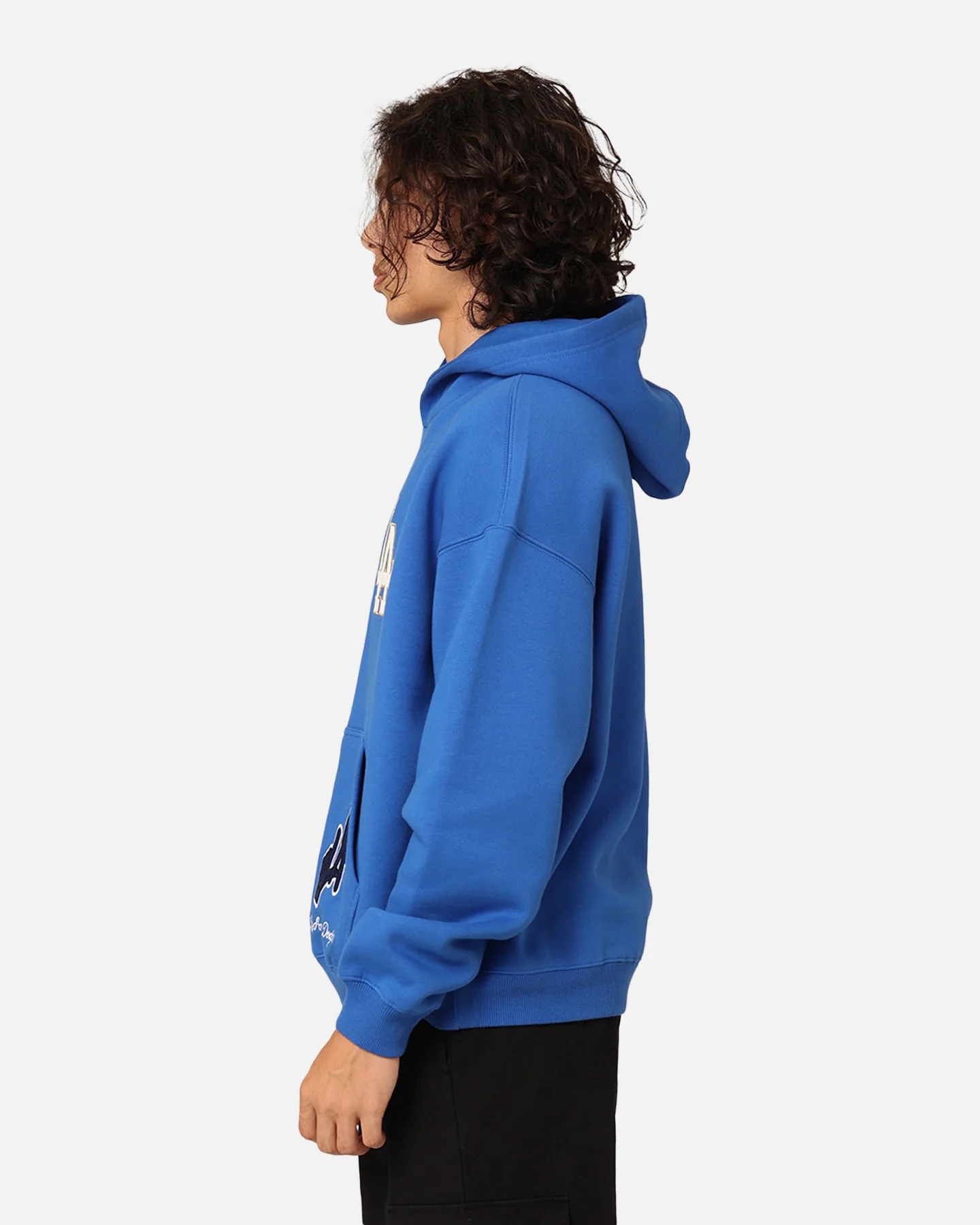 Majestic Athletic Los Angeles Dodgers City Appliqué Hoodie Olympic Blue - Image 6