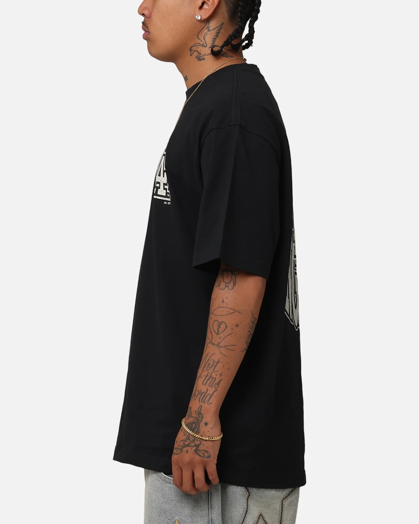 Majestic Athletic Los Angeles Dodgers Kenmare City Bulge T-Shirt Black - Image 6