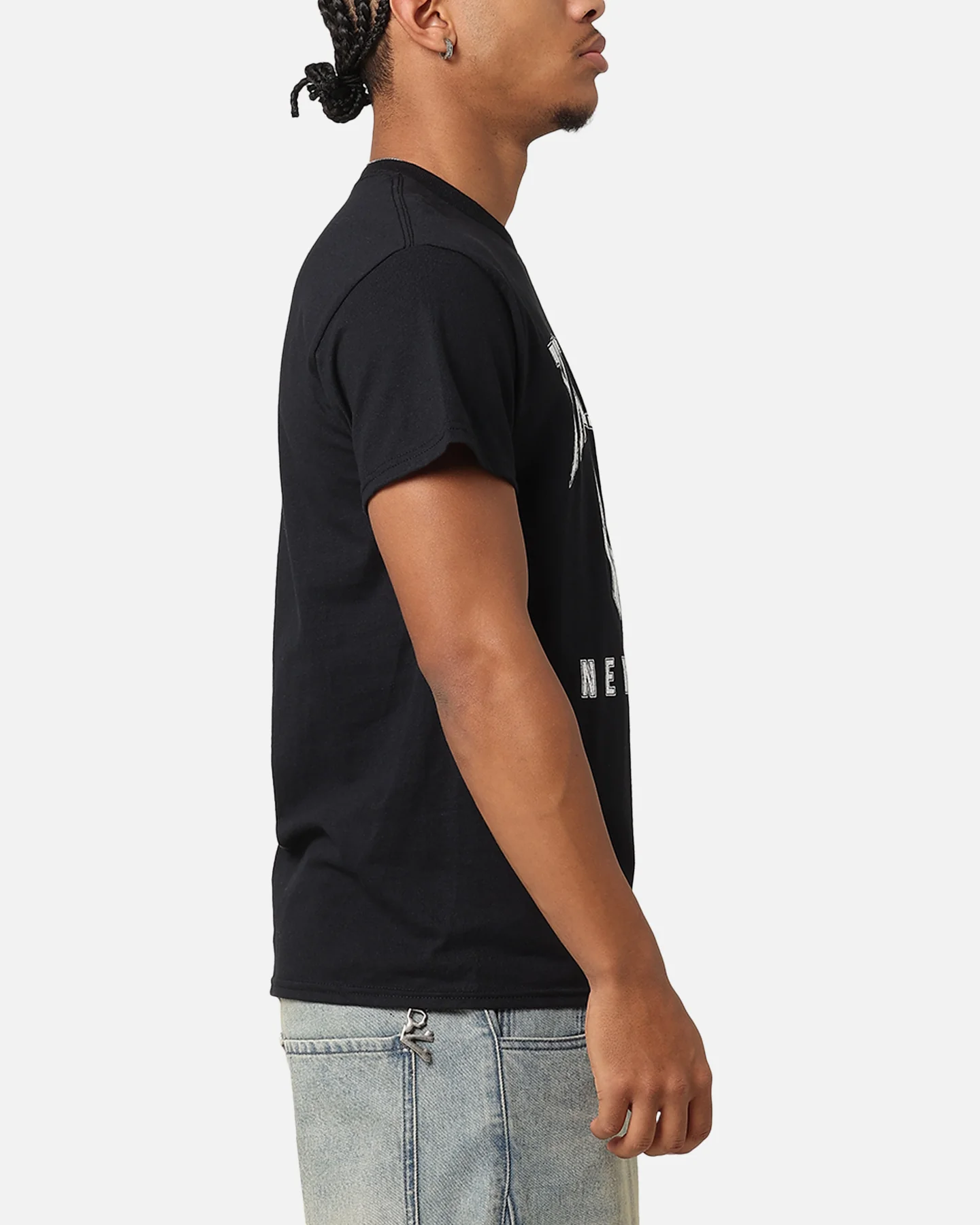 Majestic Athletic New York Yankees Blecker Team Arch T-Shirt Black - Image 4