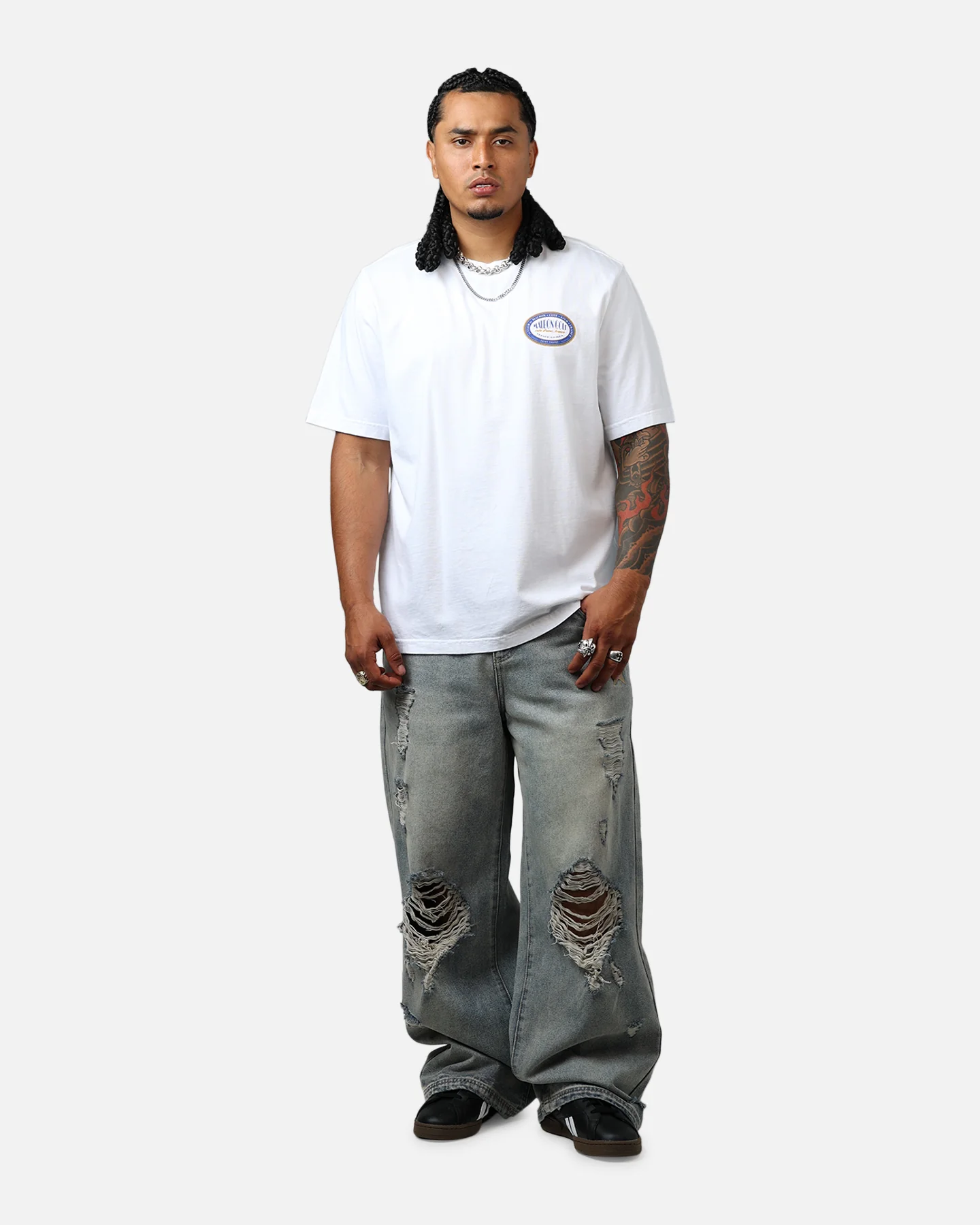 Malbon Matisse T-Shirt White - Image 3