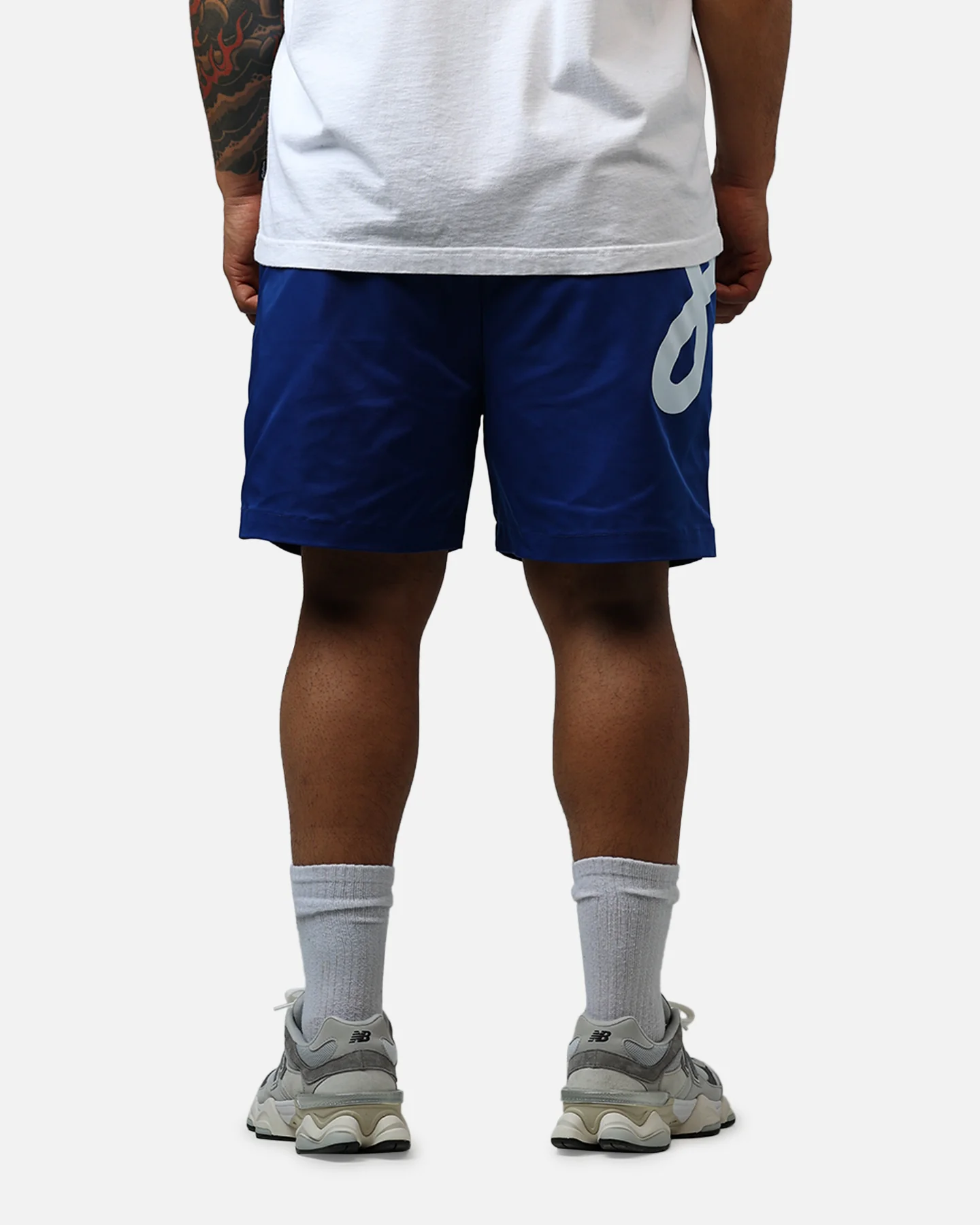 Malbon Menton Nylon Shorts Blue - Image 5