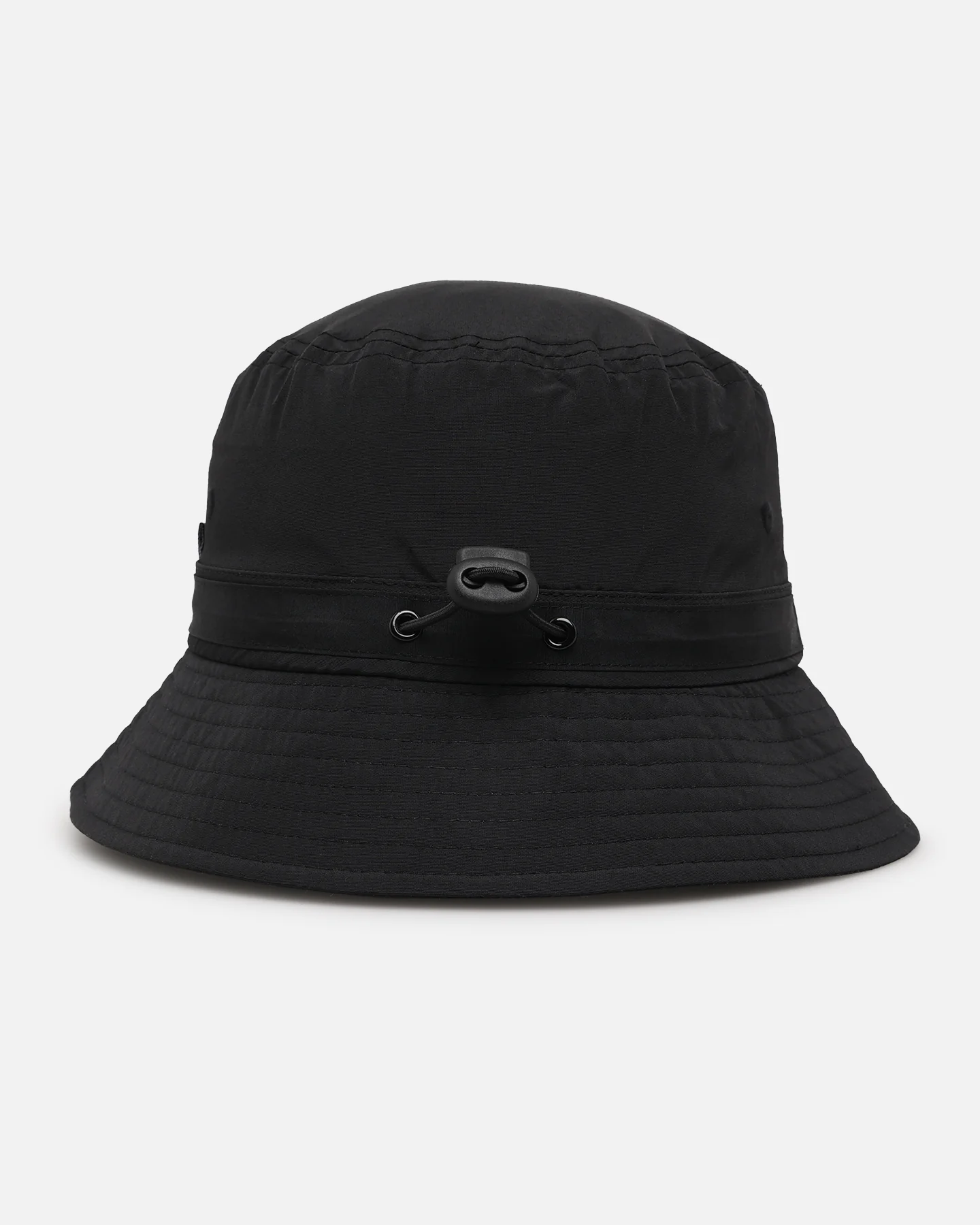 Malbon Nylon Bucket Hat Black/Black - Image 3
