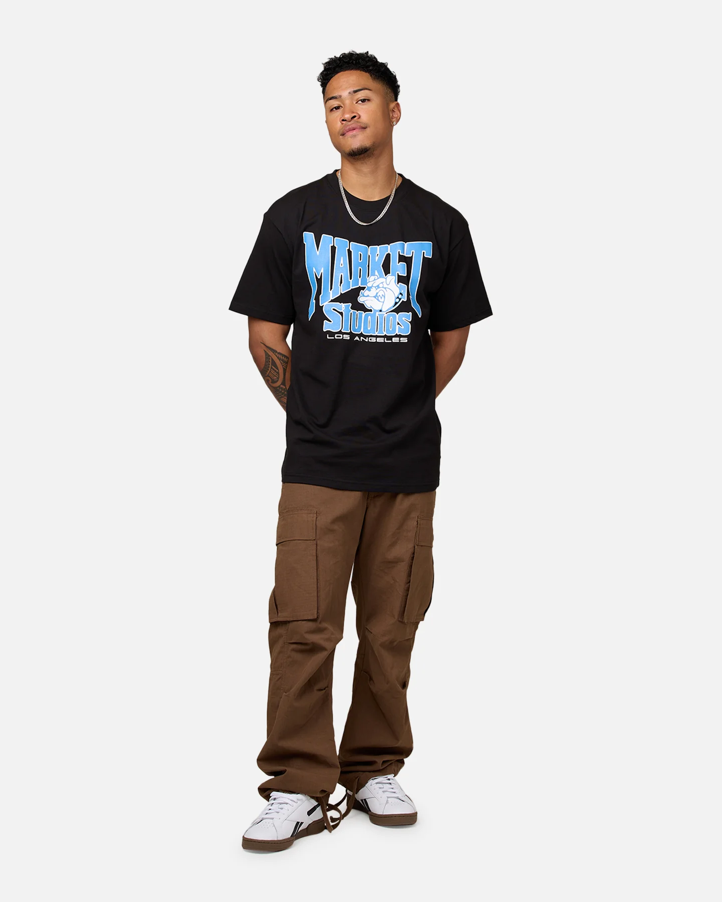 Market Bulldogs T-Shirt Black - Image 3