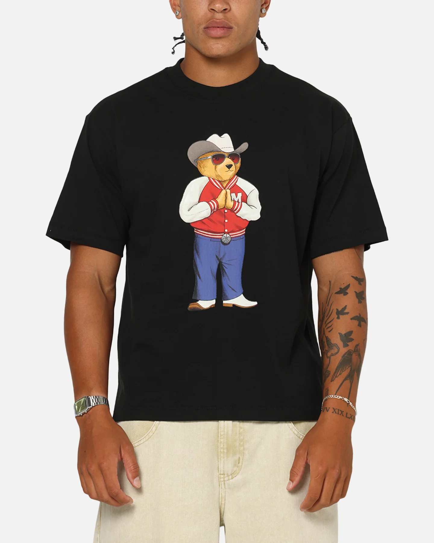 Market Hee-Haw Bear T-Shirt Black