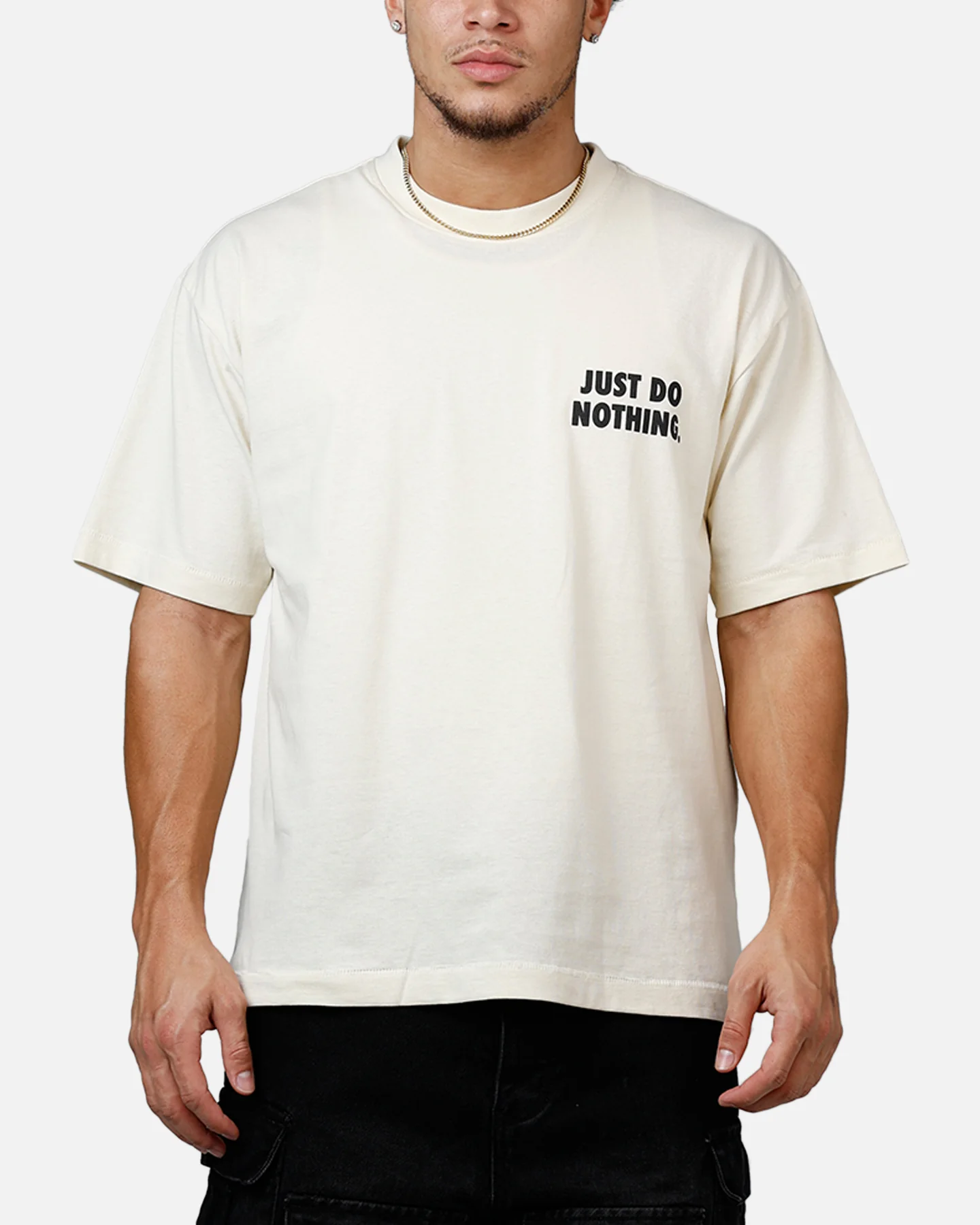 Market Just Do Nothing Fall T-Shirt Cream - Image 2