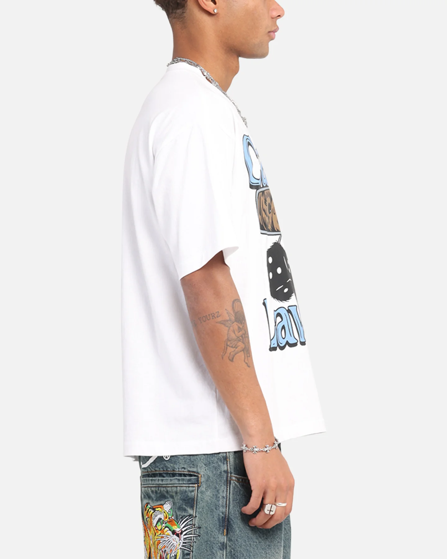 Market Lawyer Chase T-Shirt White - Image 4