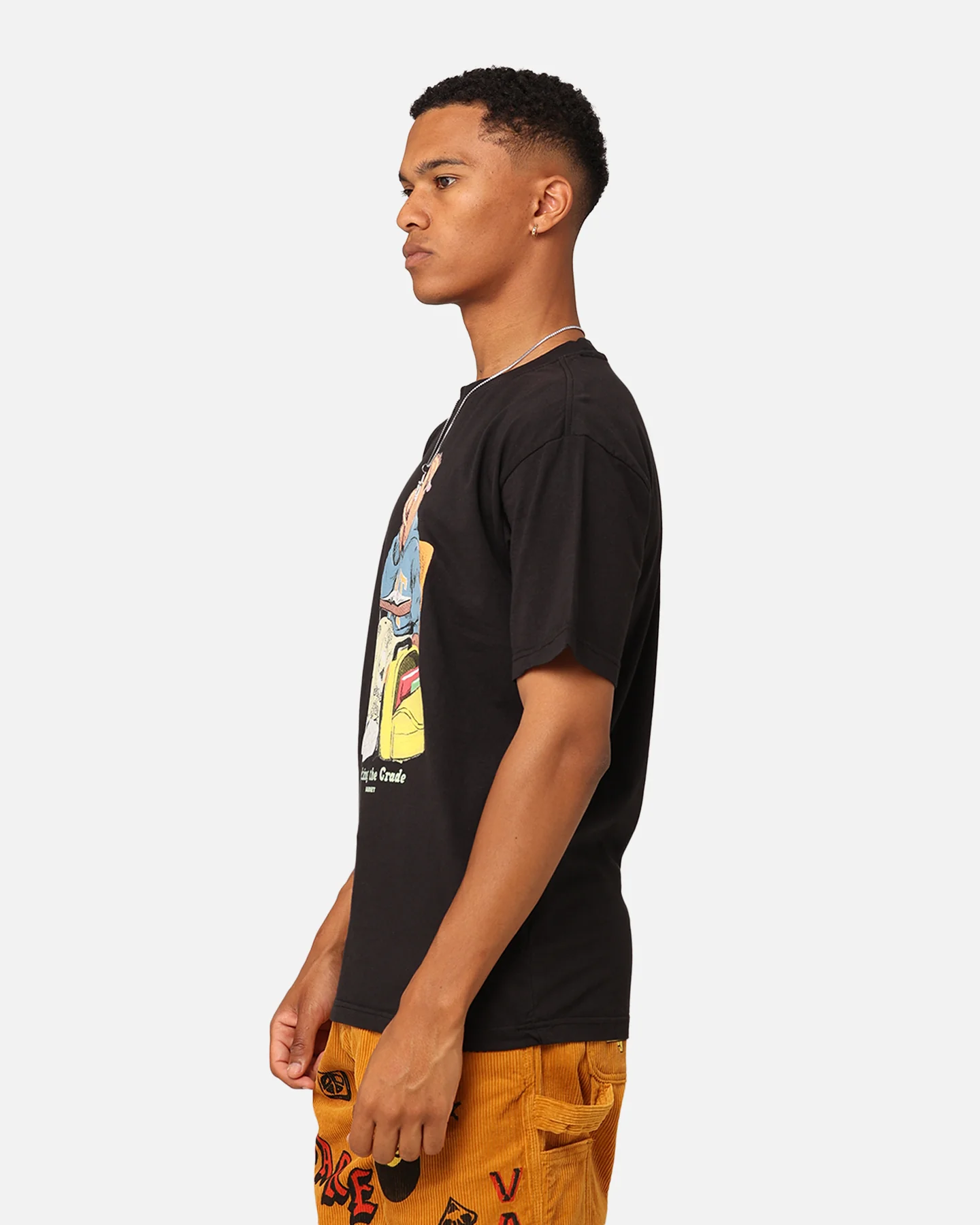 Market Making The Grade Bear T-Shirt Washed Black - Image 5
