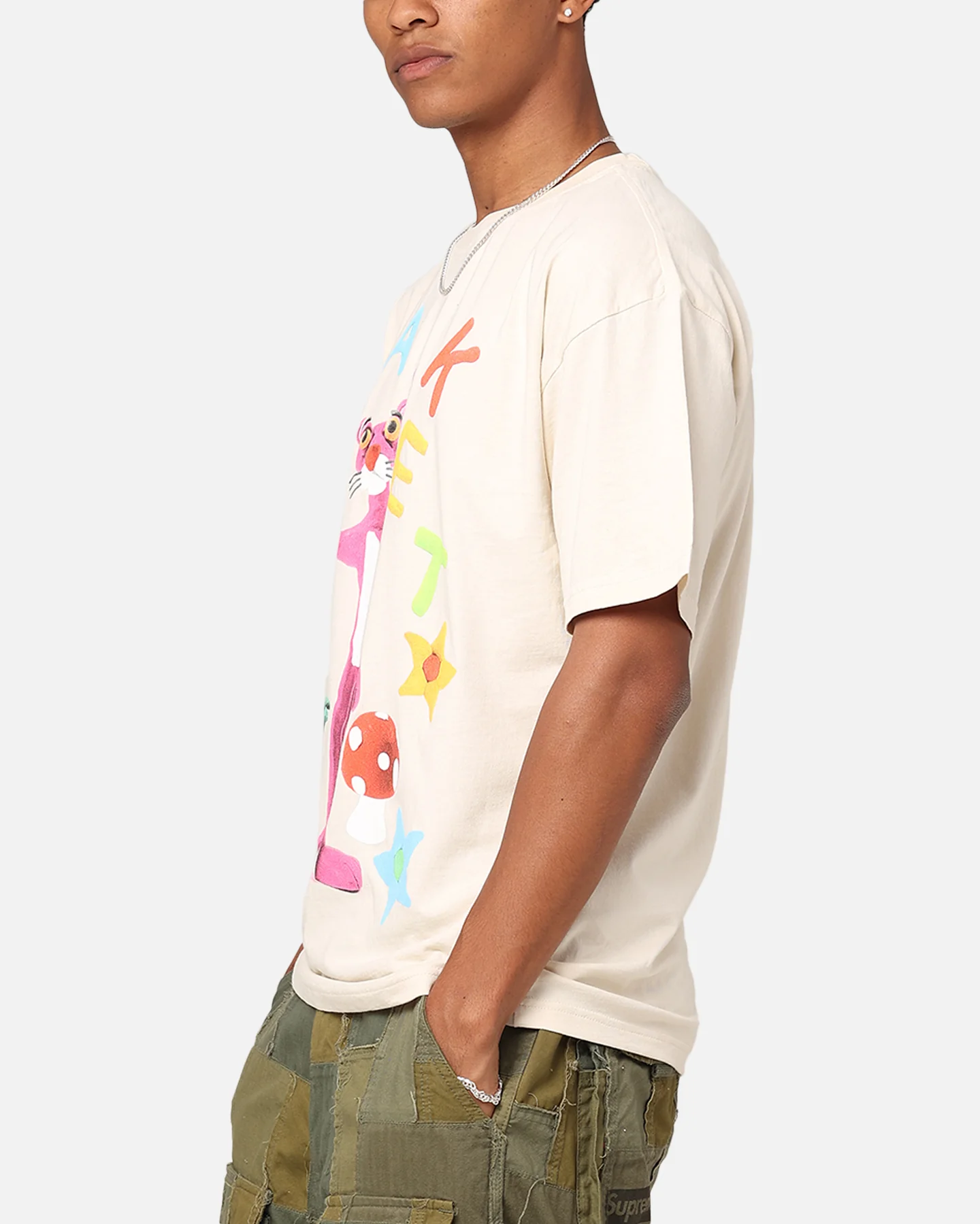 Market Pink Panther Nostalgia T-Shirt Ecru - Image 5