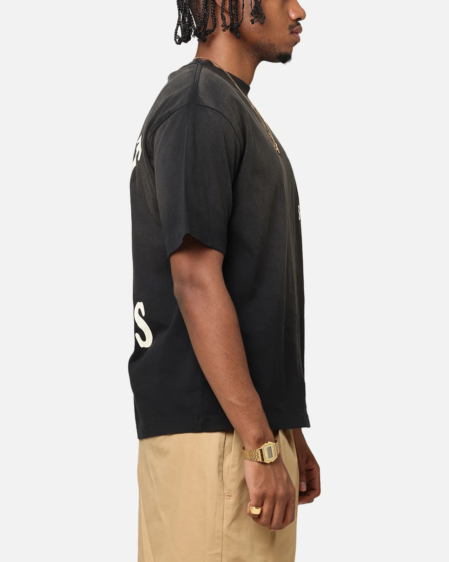 Market Smiley Lockup T-Shirt Black - Image 5