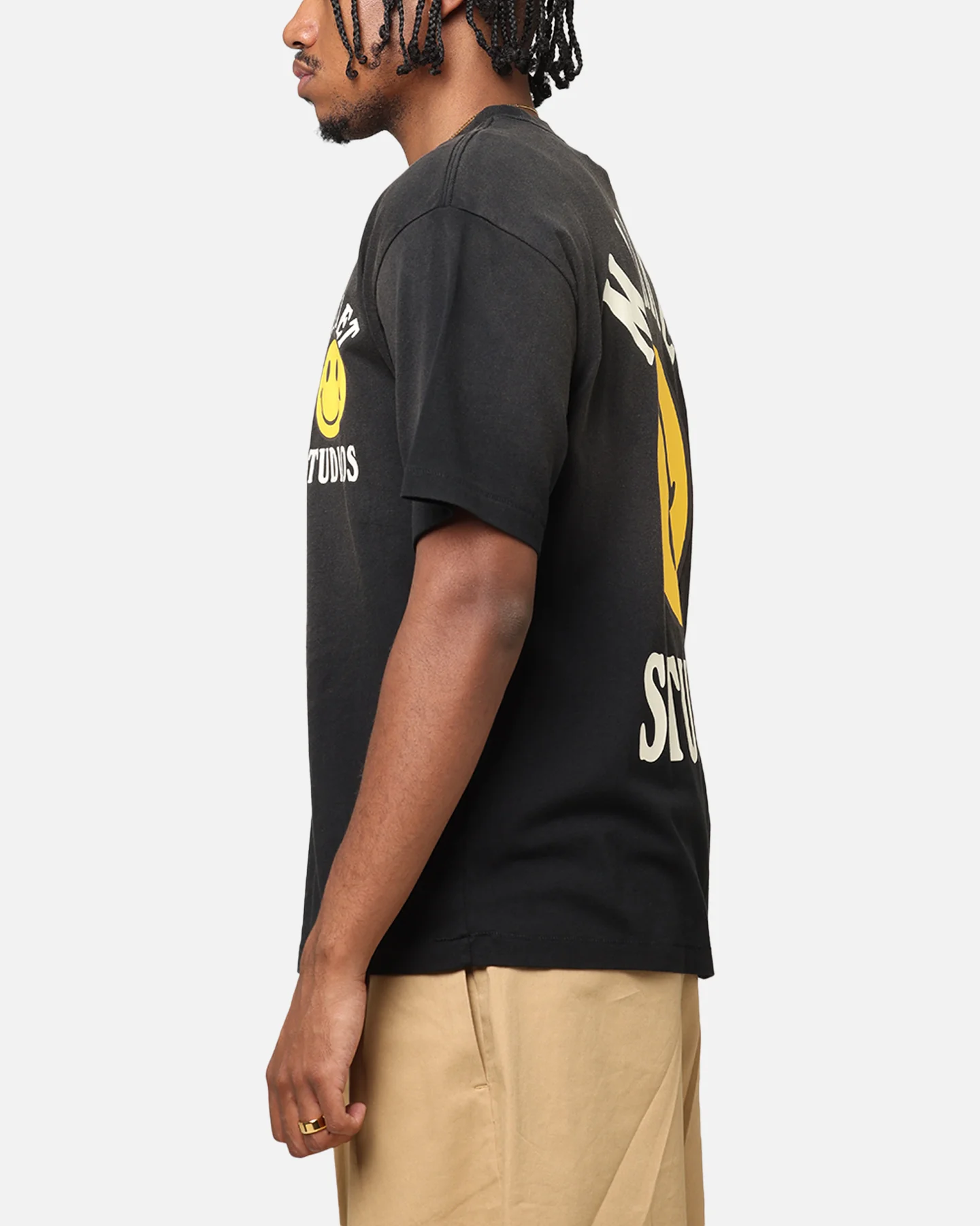 Market Smiley Lockup T-Shirt Black - Image 6