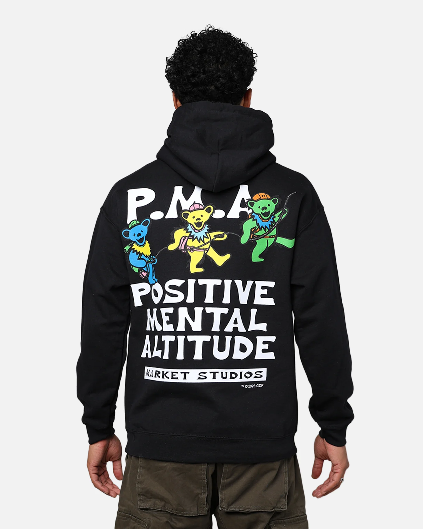 MARKET X Grateful Dead PMA Hoodie Black - Image 5