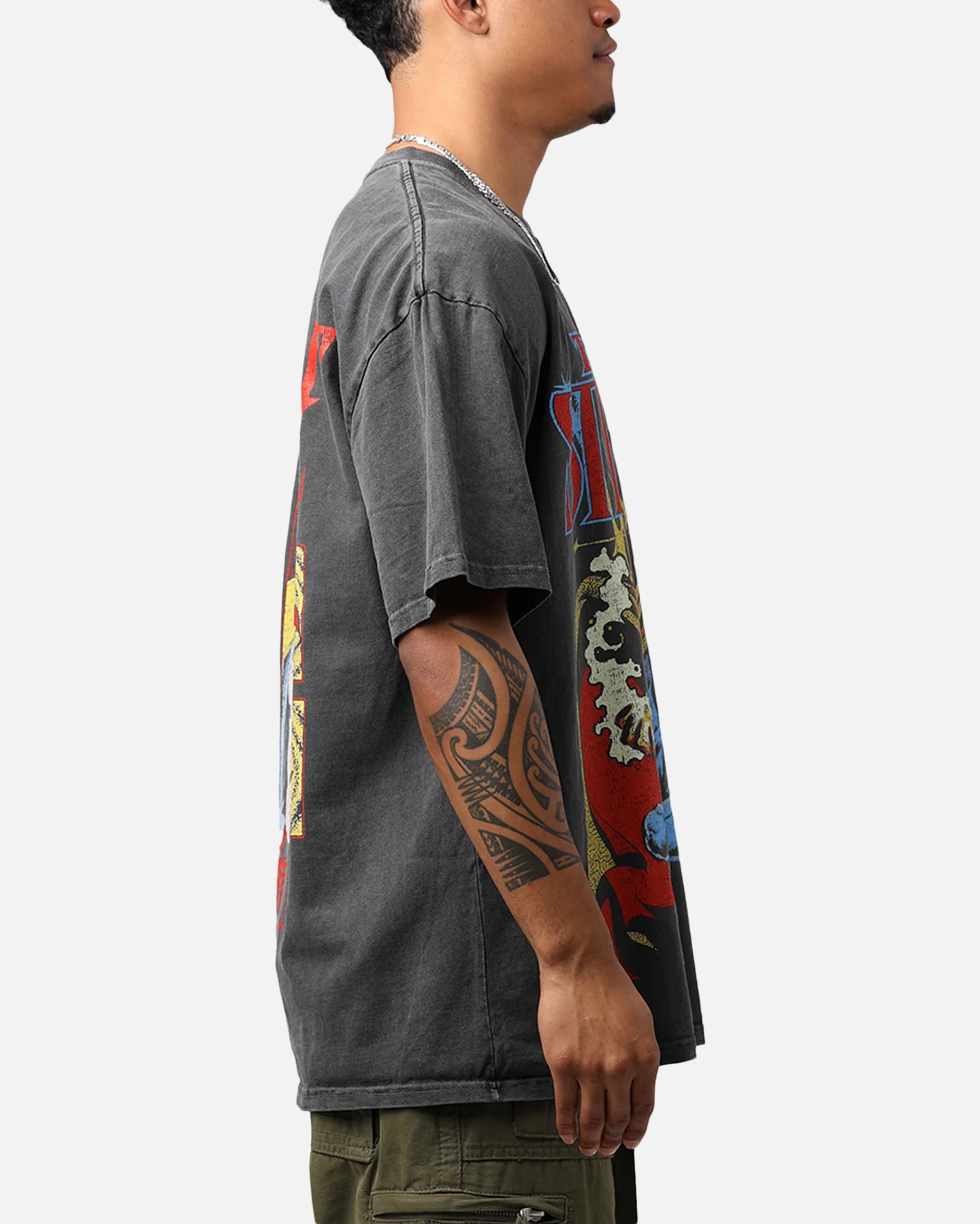 Marvel Doctor Strange Heavyweight Vintage T-Shirt Black Wash - Image 4