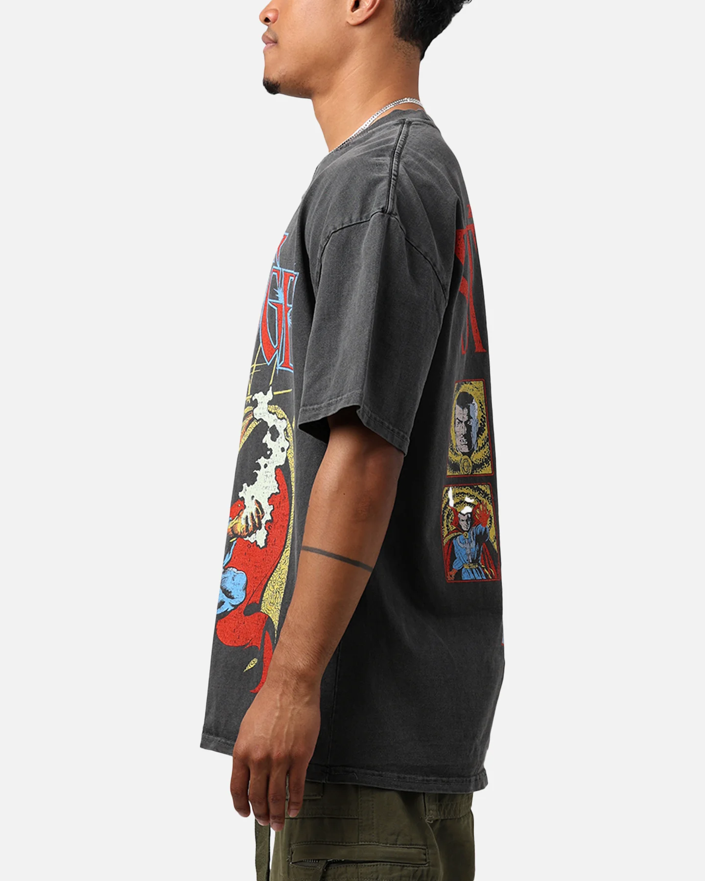 Marvel Doctor Strange Heavyweight Vintage T-Shirt Black Wash - Image 5
