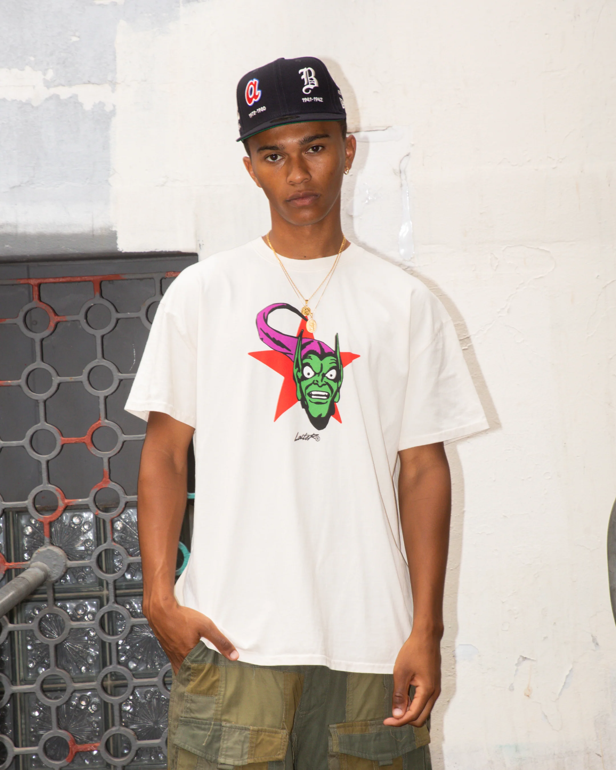 Marvel Spider-Man Green Goblin T-Shirt Off White - Image 2