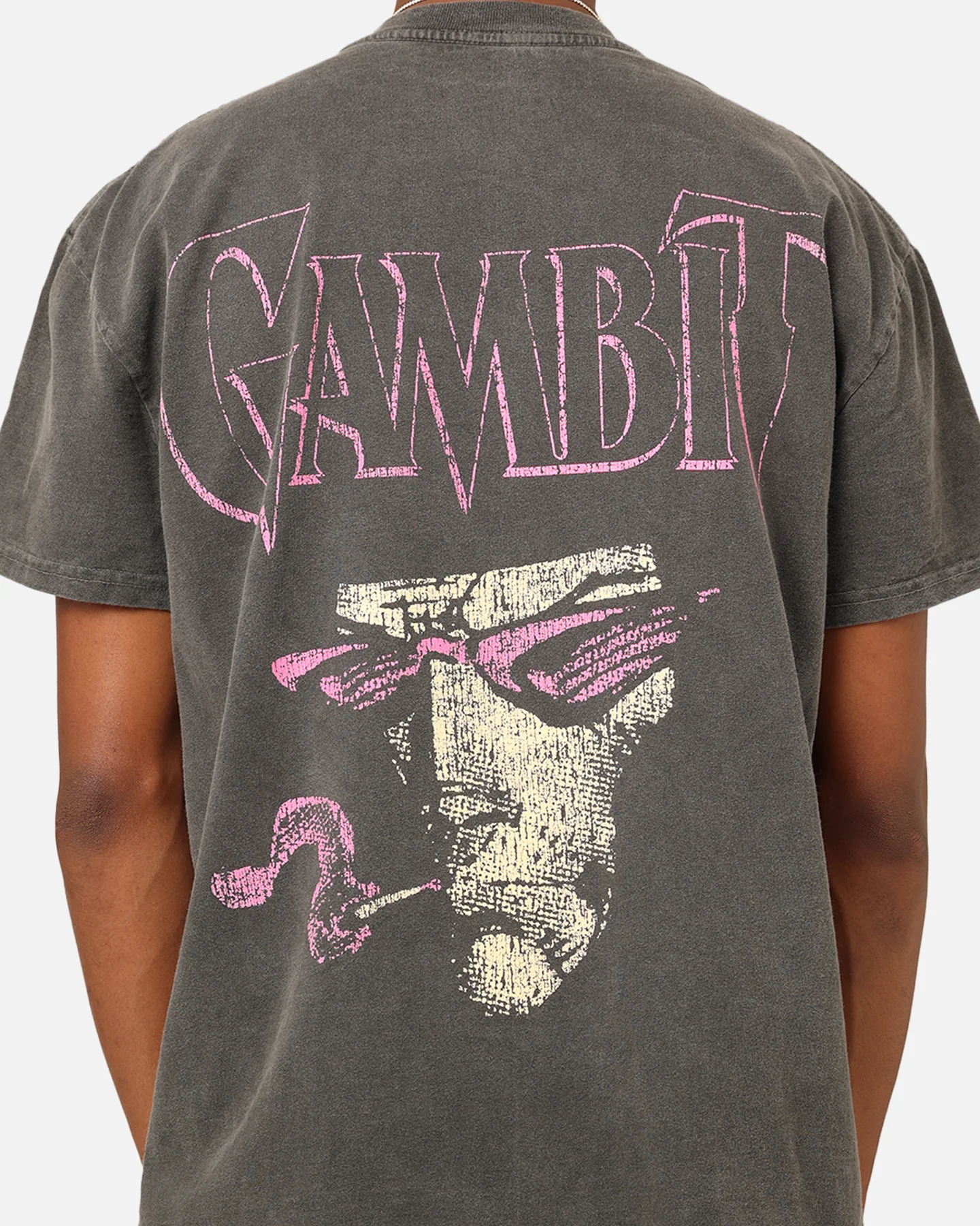 Marvel X-Men Gambit Heavyweight T-Shirt Black Wash - Image 5