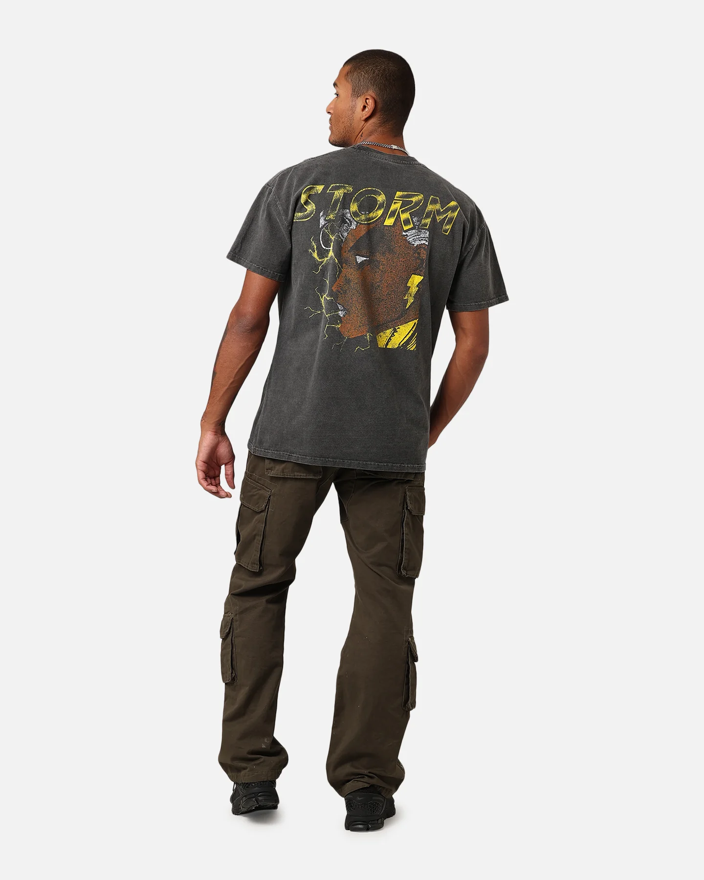 Marvel X-Men Storm Heavyweight T-Shirt Black Wash - Image 4