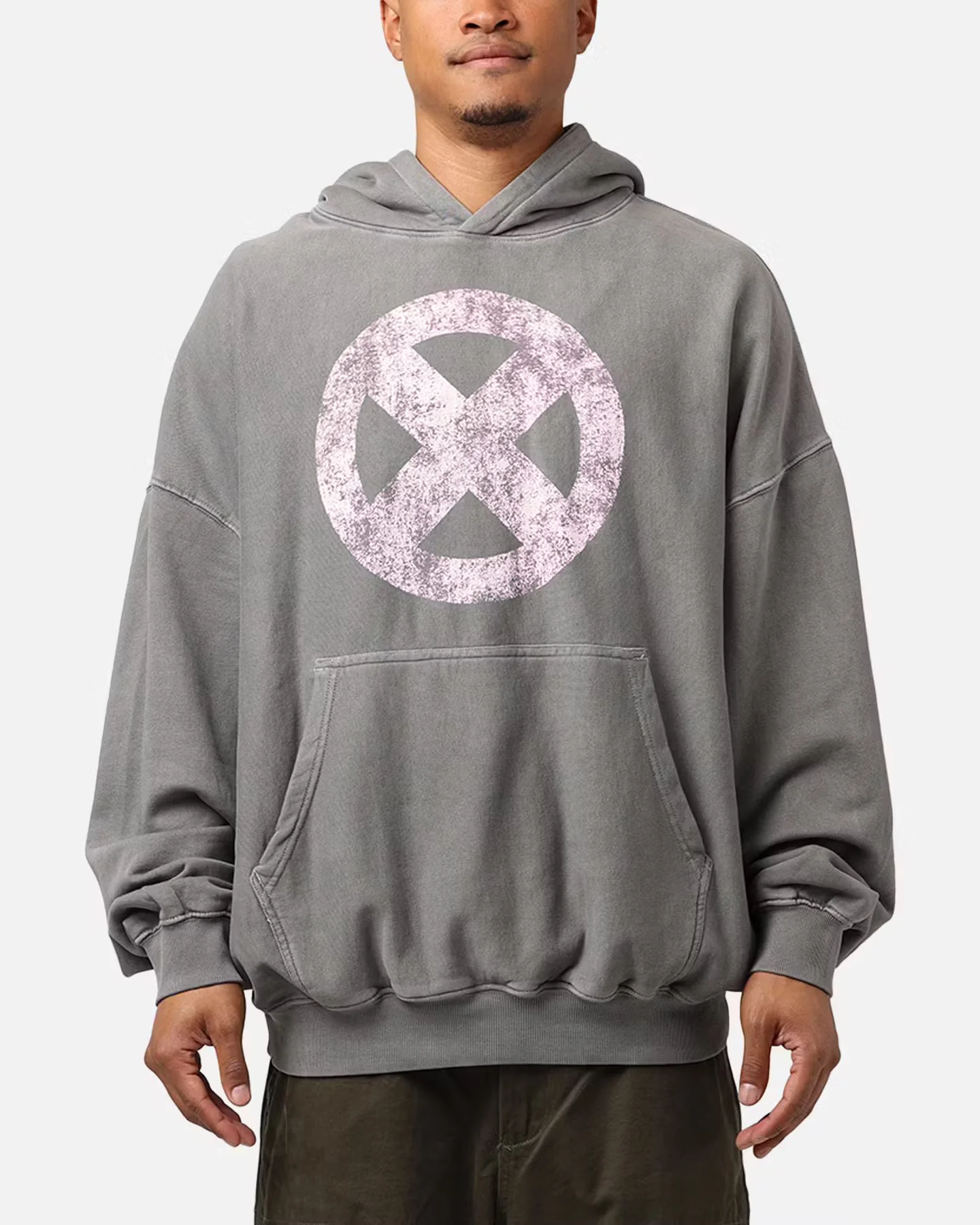 Marvel X-Men The X-Men Premium Hoodie Washed Charcoal - Image 2