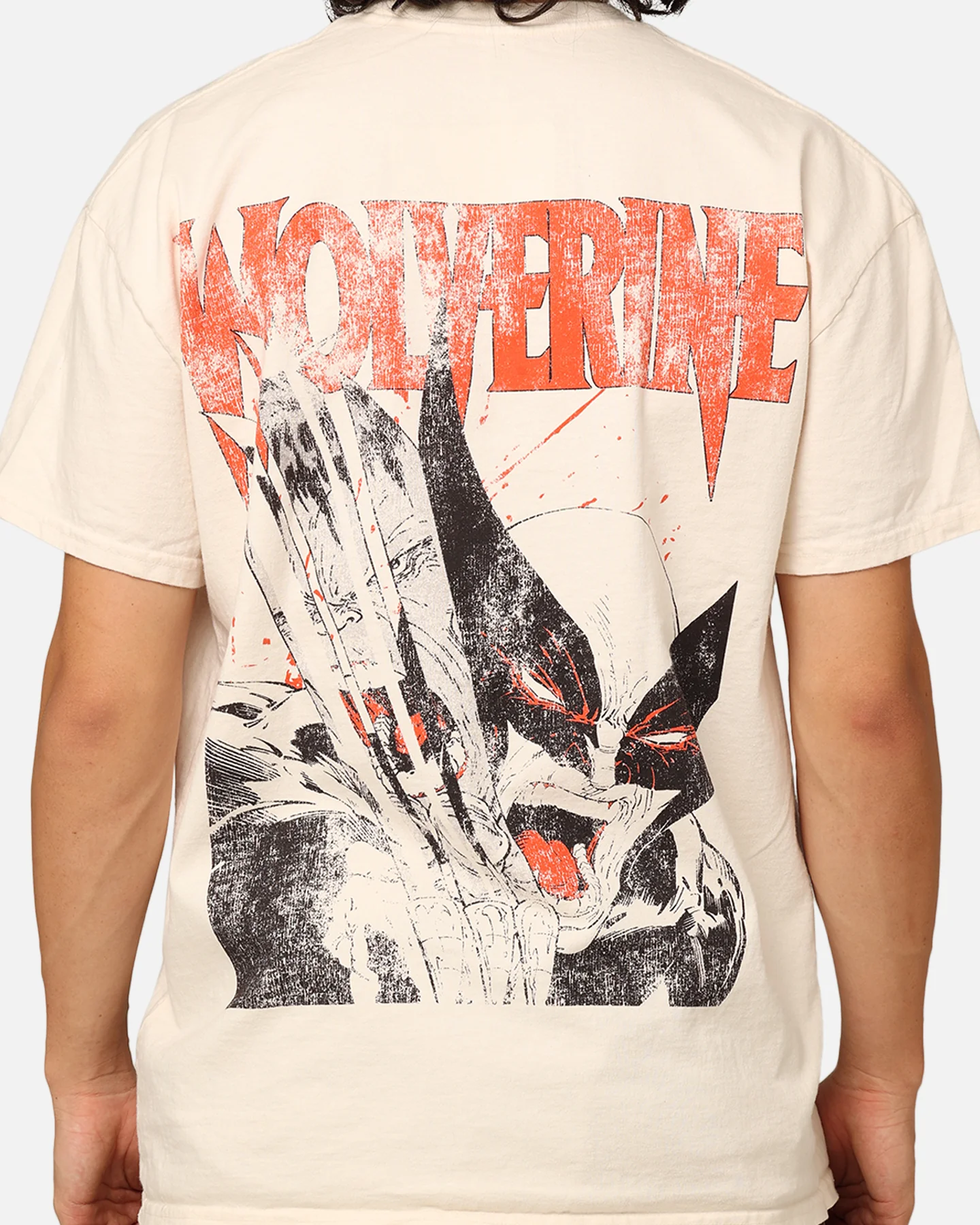 Marvel X-Men Wolverine Heavyweight T-Shirt Off White - Image 5