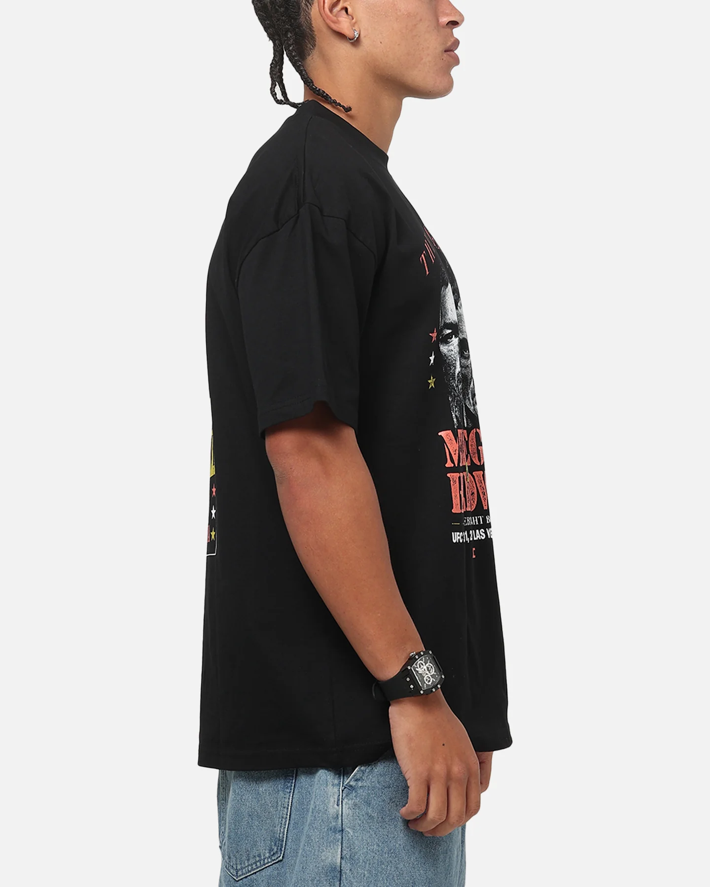 UFC By Culture Kings UFC IFW 2026 McGregor Vs. Holloway T-Shirt Black - Image 5