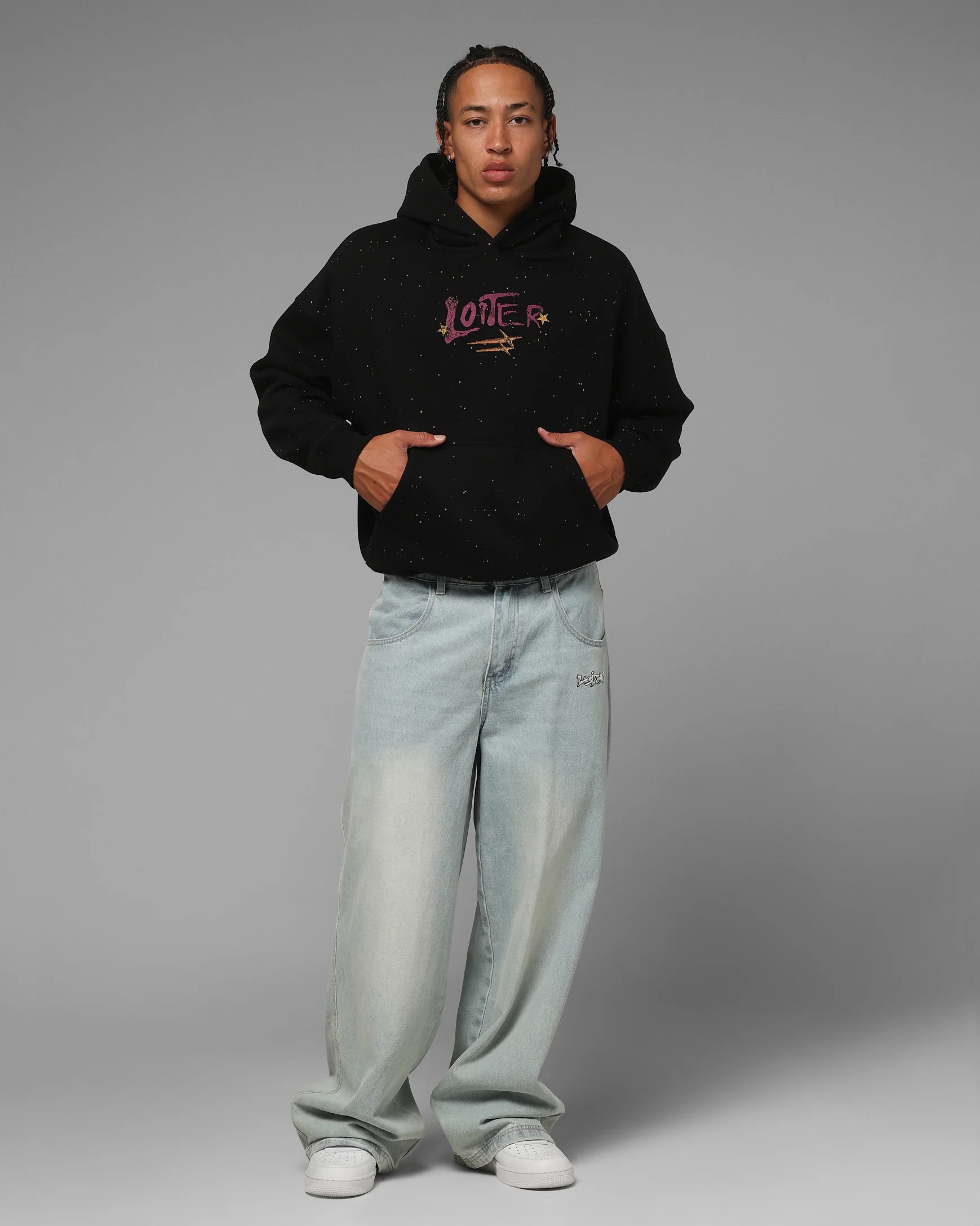 Loiter Melancholy Hoodie Black - Image 4