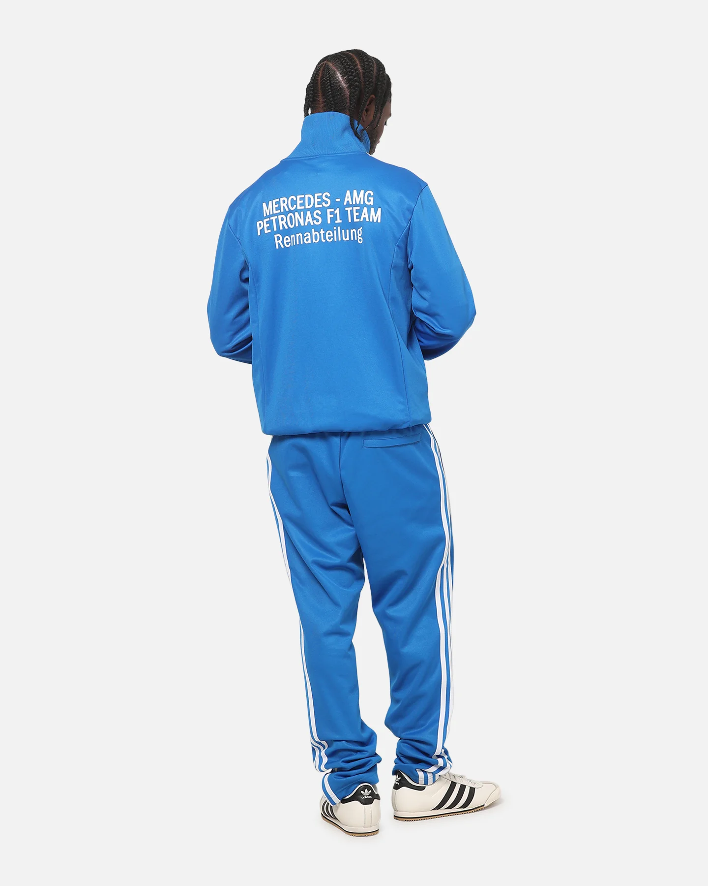 Adidas Mercedes-AMG Petronas Formula 1 Track Jacket Blue - Image 4