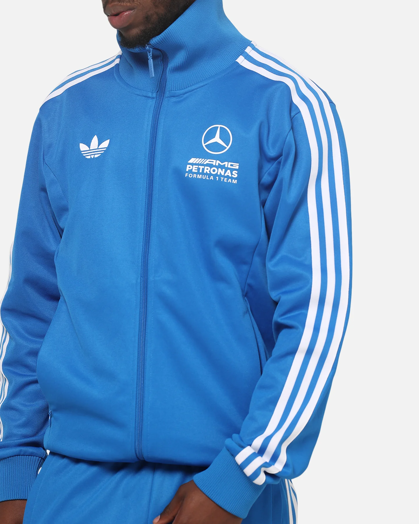 Adidas Mercedes-AMG Petronas Formula 1 Track Jacket Blue - Image 7