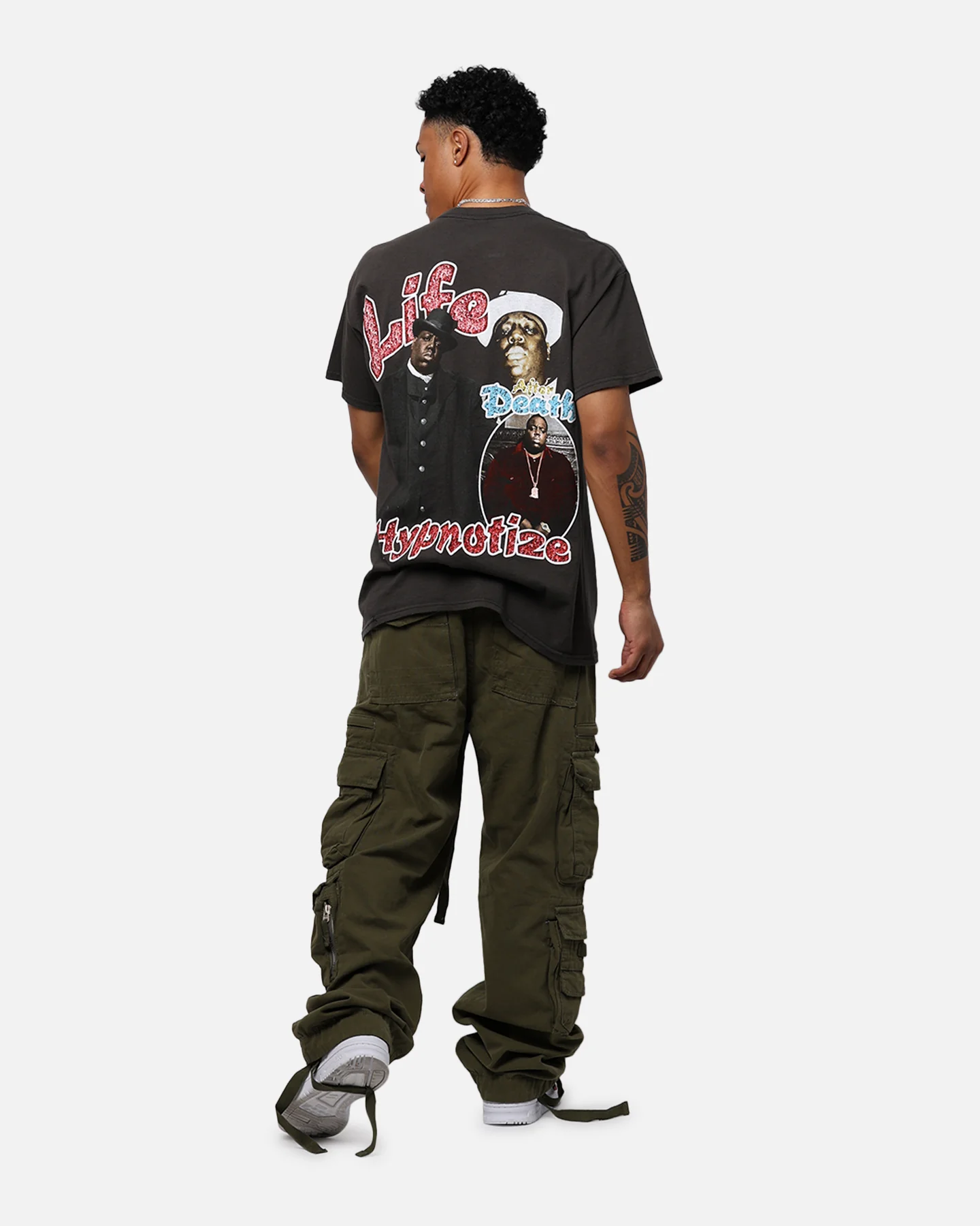 Merch Traffic Notorious BIG T-Shirt Black - Image 3