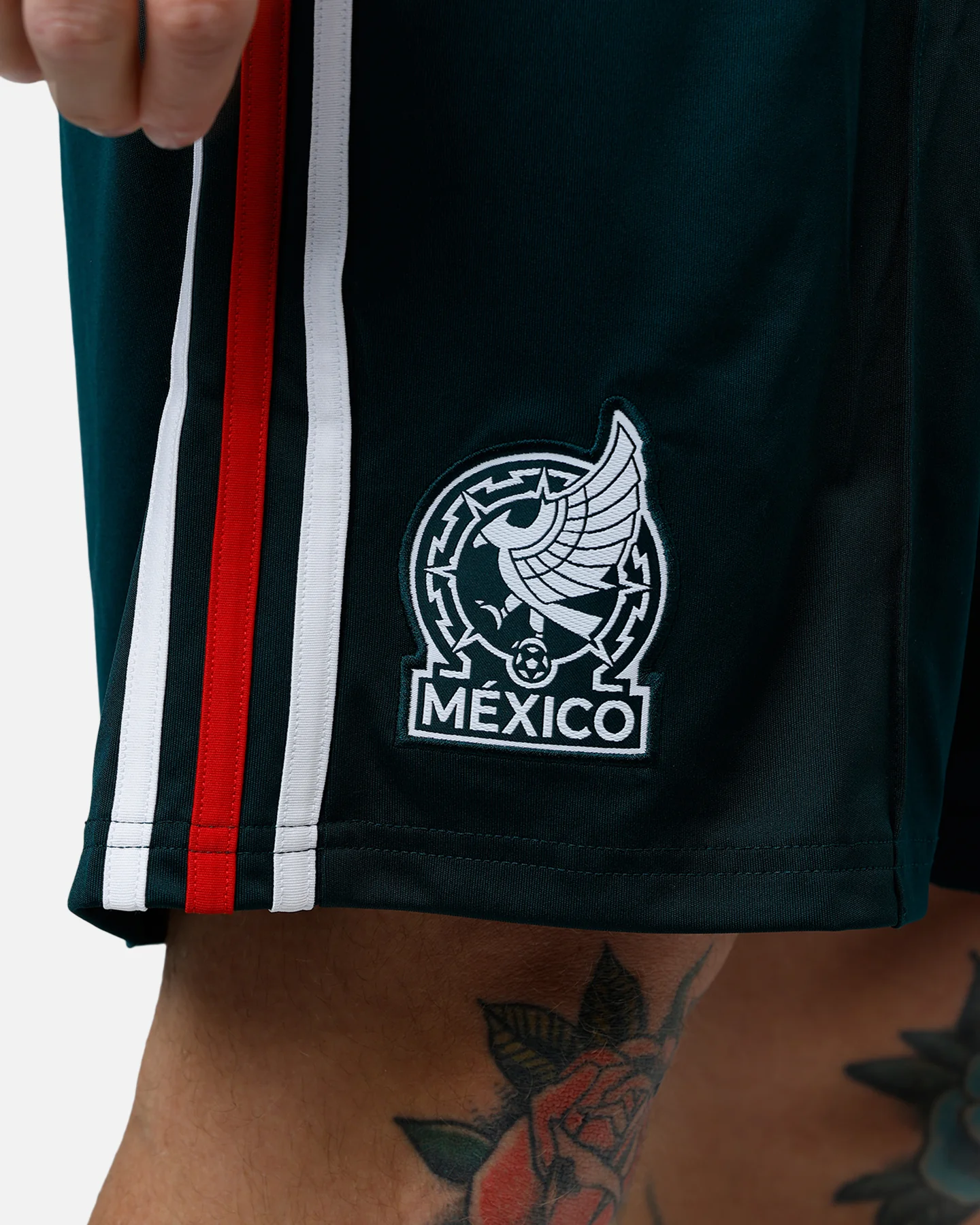 Adidas Mexico Away Replica Shorts Dark Green - Image 8