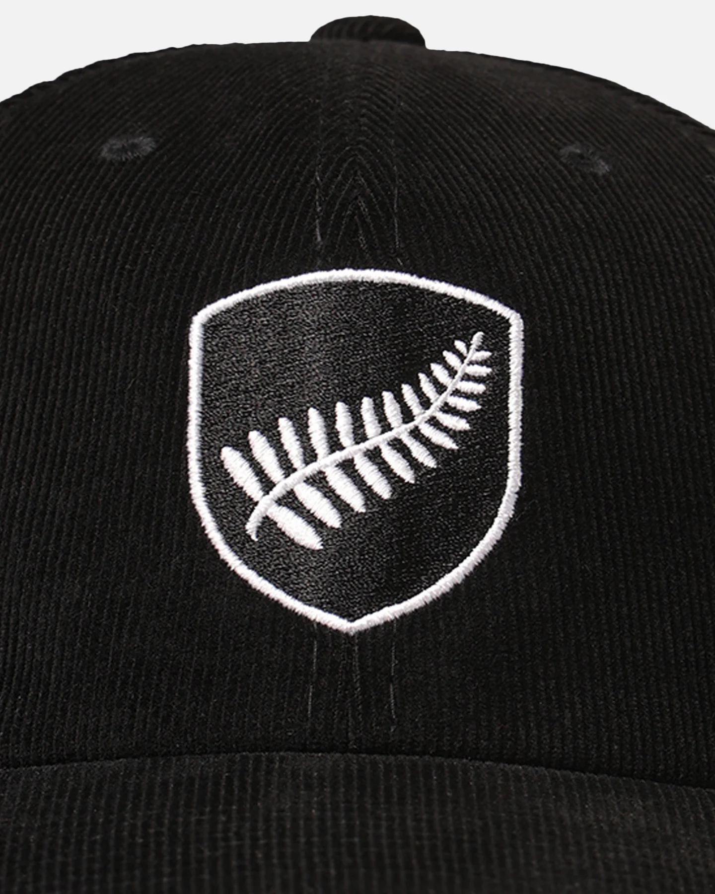 Mitchell & Ness All Blacks Rugby Union Corduroy Origin Snapback Solid Black - Image 5