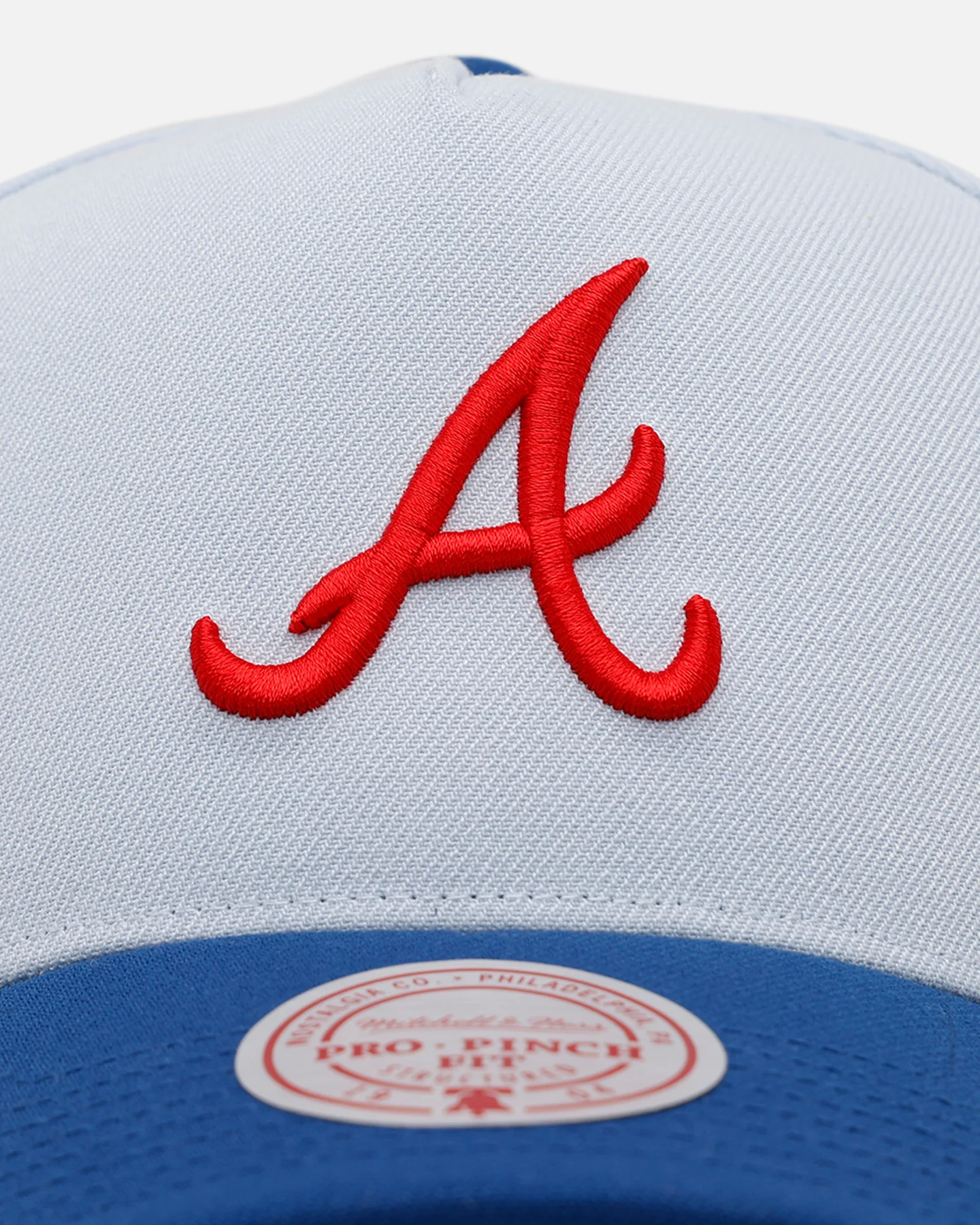 Mitchell & Ness Atlanta Braves 'Cherry Logo' Pro Pinch Snapback Cherry - Image 5