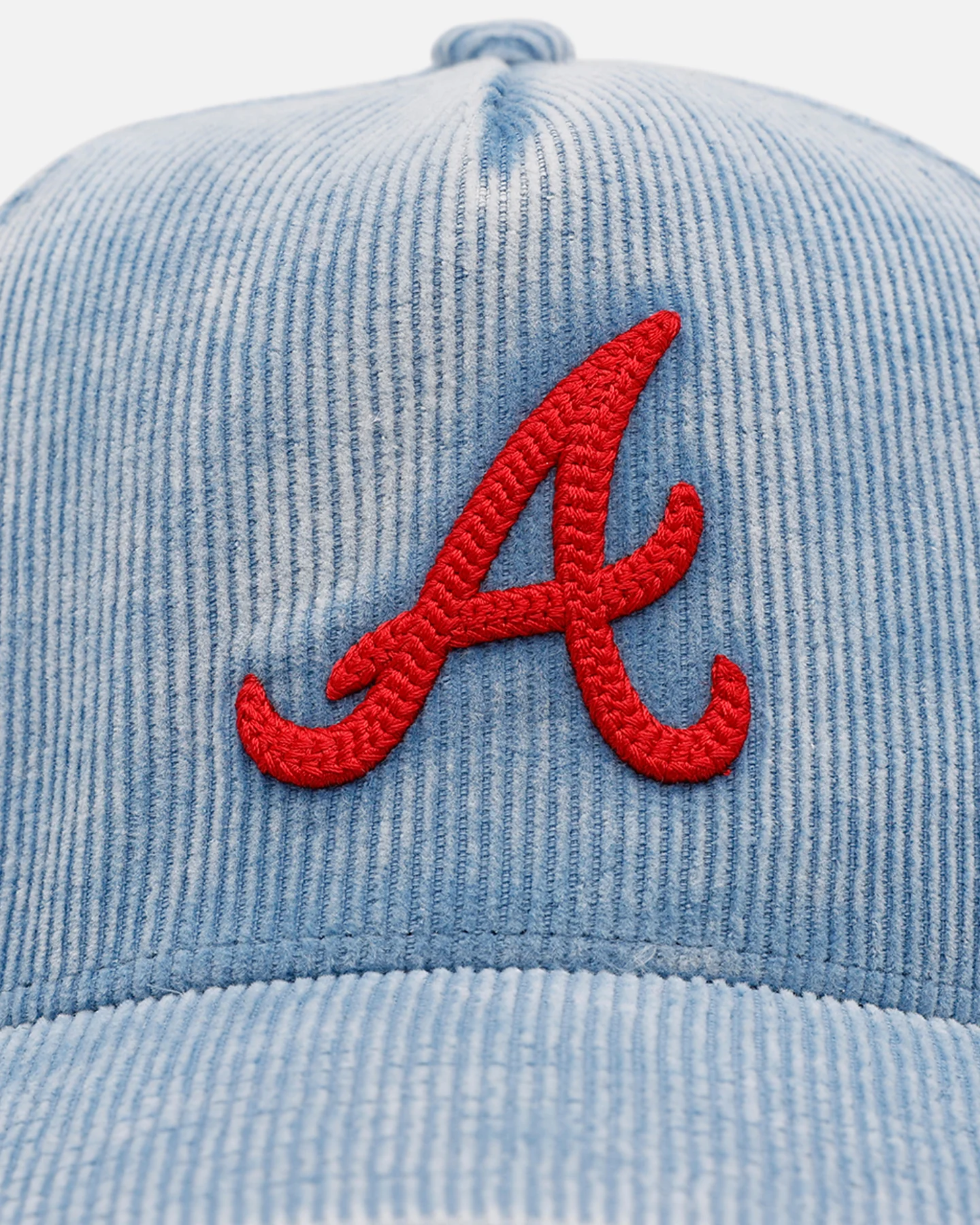 Mitchell & Ness Atlanta Braves 'Dusty Cord' Pro Pinch Snapback Light Blue - Image 6