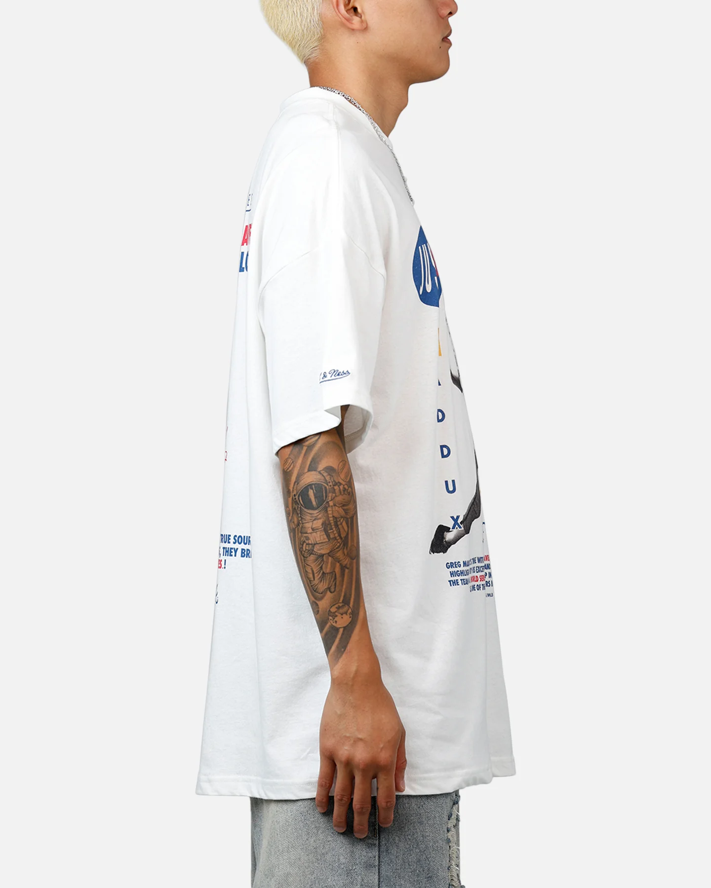 Mitchell & Ness Atlanta Braves Gregory "Mad Dog" Maddux Got Better T-Shirt Vintage White - Image 4