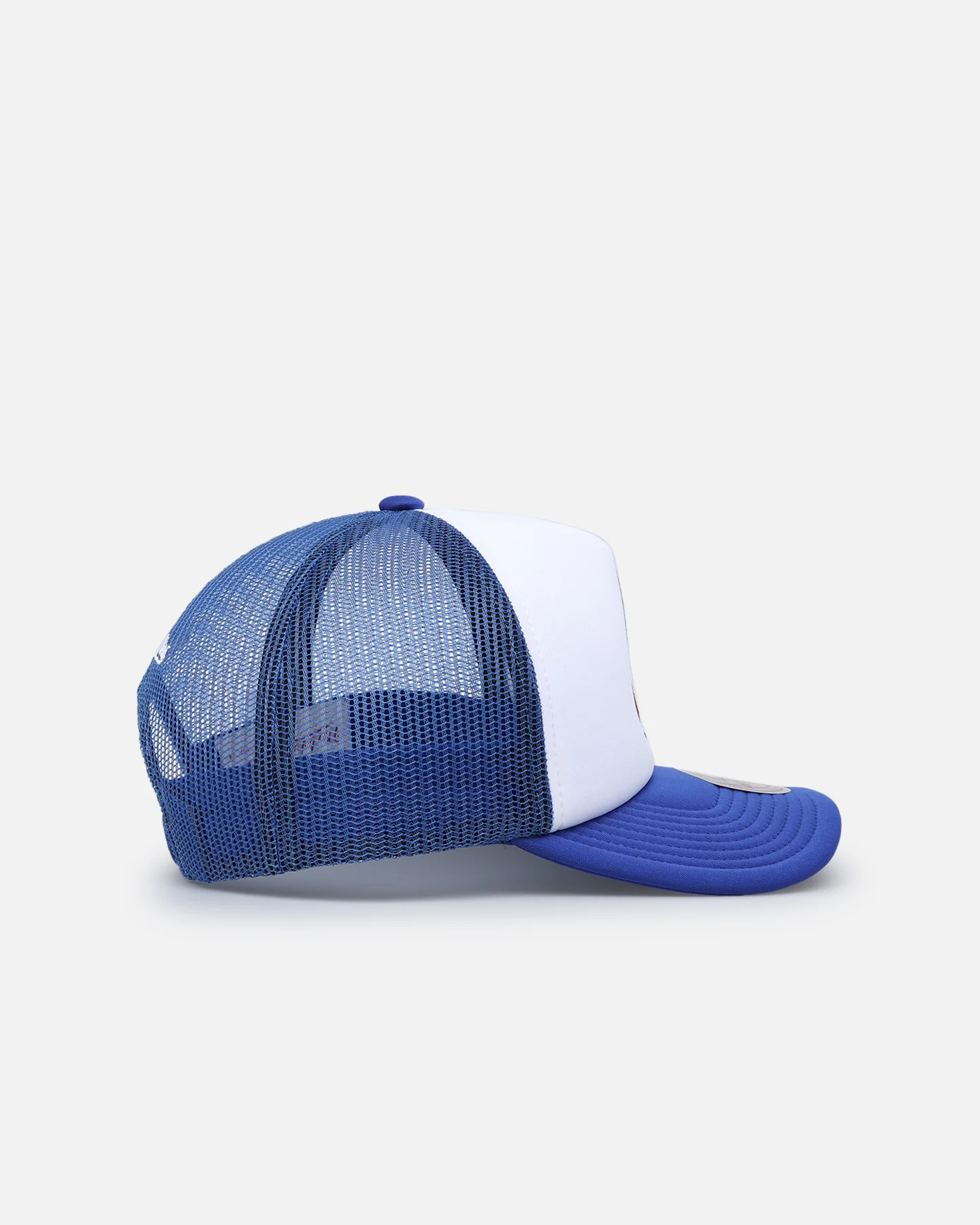 Mitchell & Ness Atlanta Braves Team Foam Trucker Snapback Blue/White - Image 3