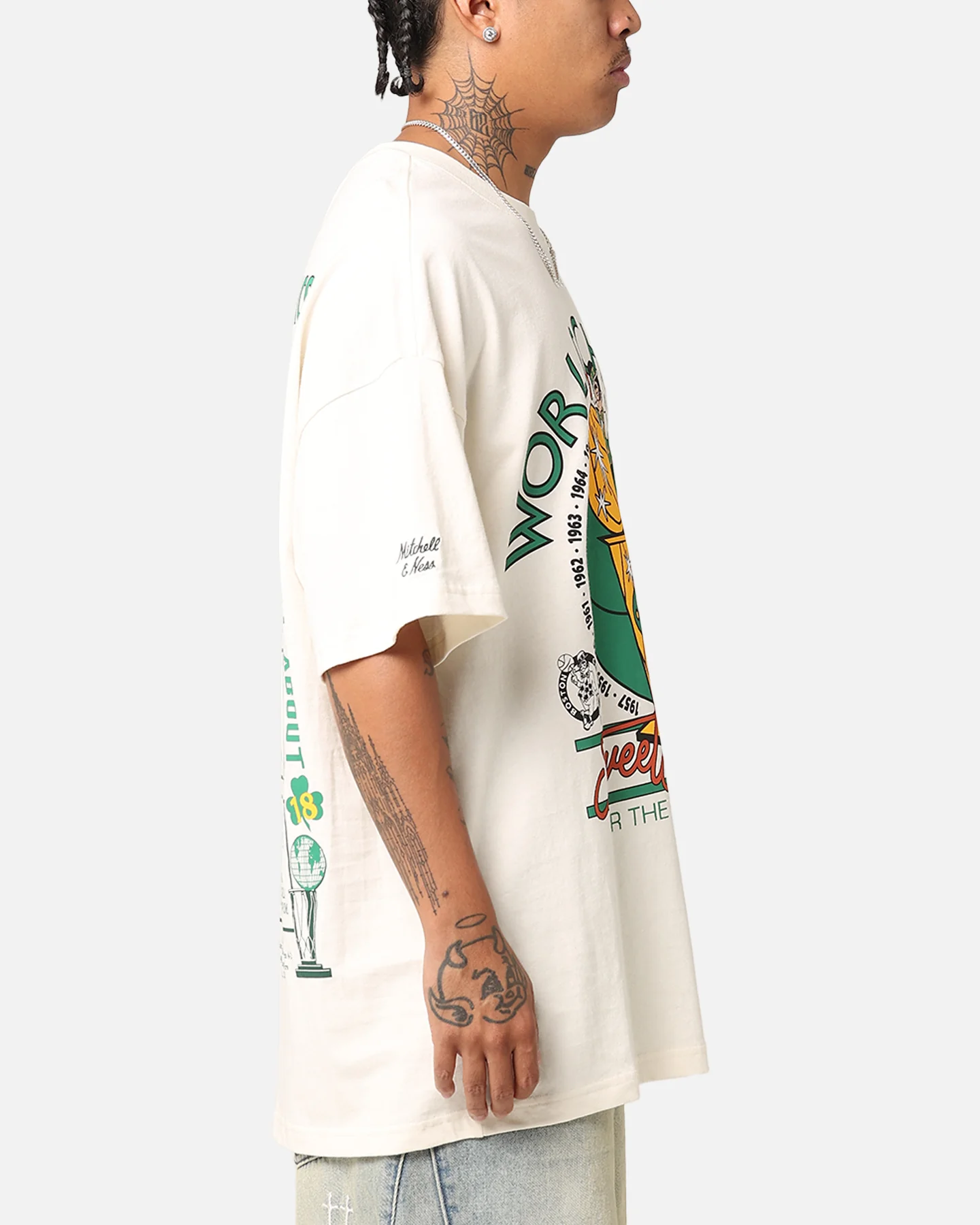 Mitchell & Ness Boston Celtics History Of Champions Egret - Image 5