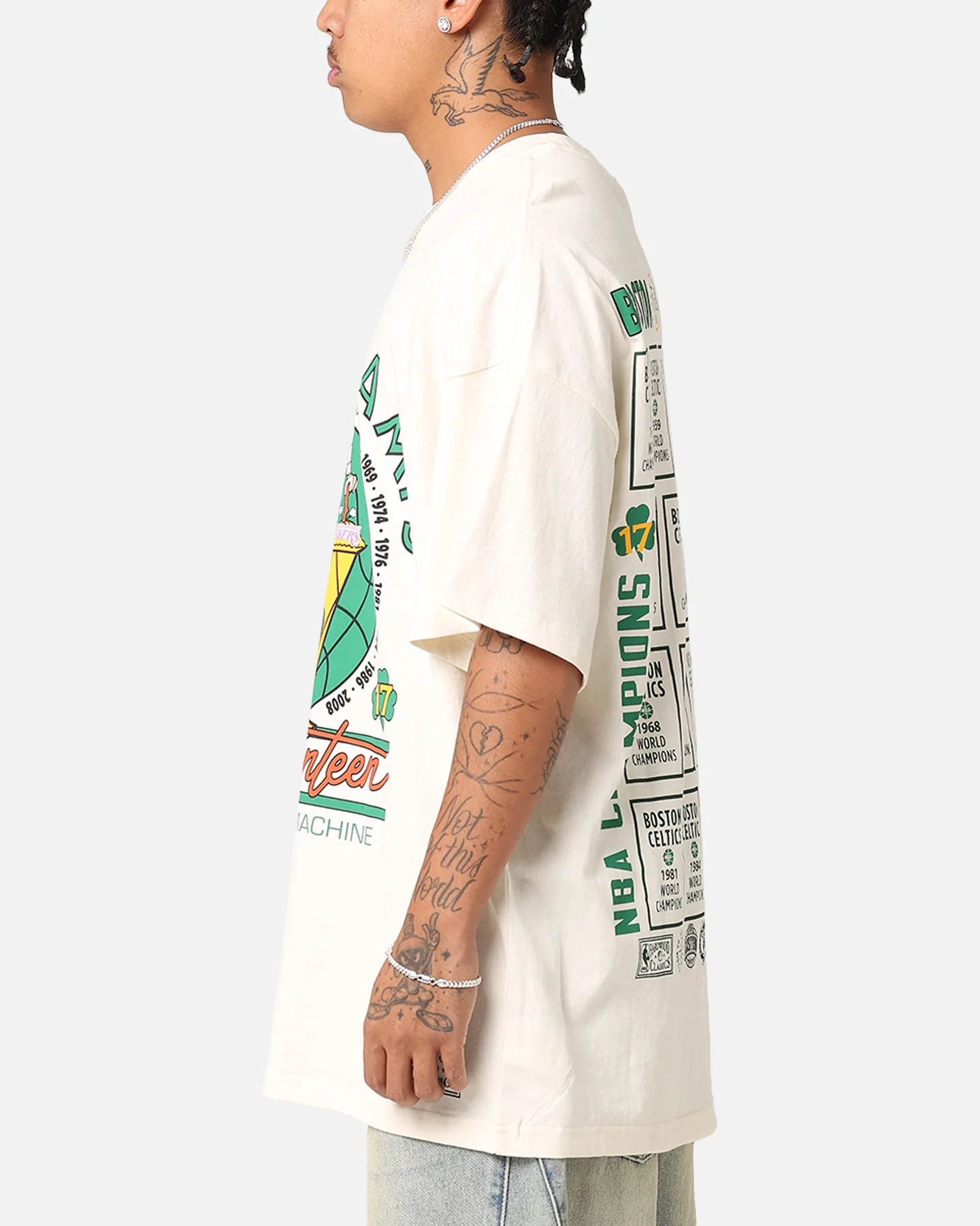 Mitchell & Ness Boston Celtics History Of Champions Egret - Image 6