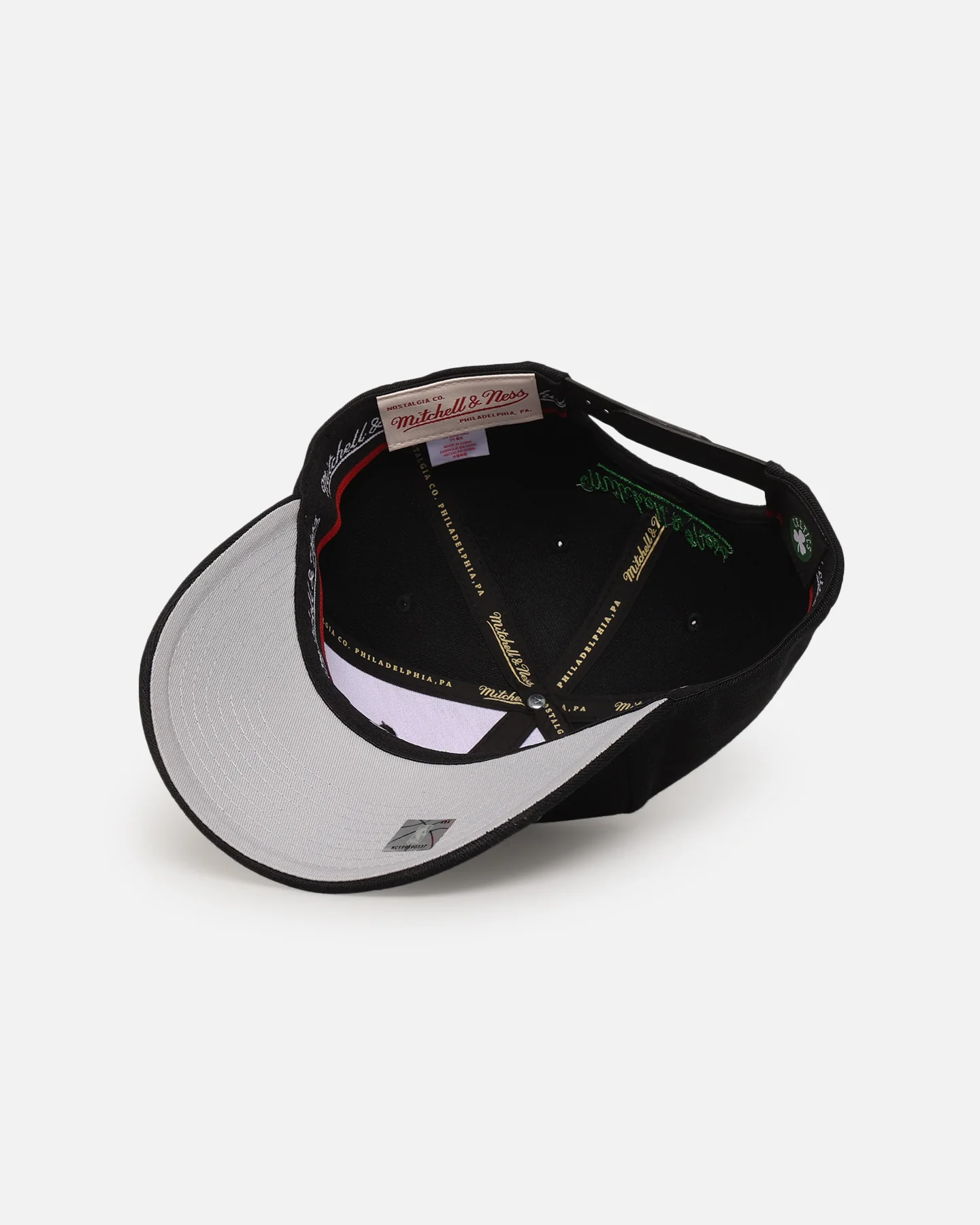 Mitchell & Ness Boston Celtics 'Old English Classic' MVP Snapback Black - Image 6