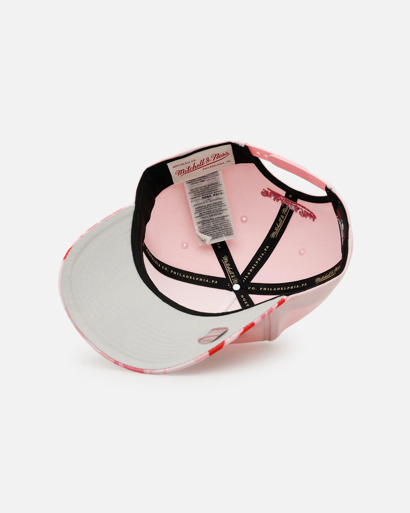 Mitchell & Ness Boston Red Sox 'Pink Camo' Pro Pinch Snapback Pink - Image 6