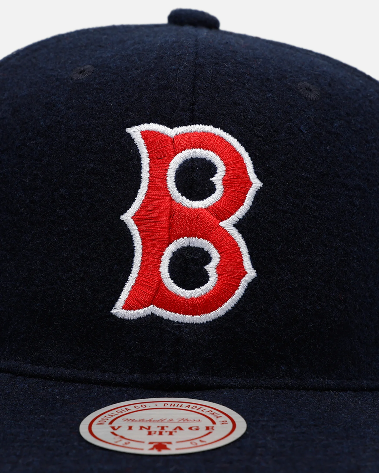 Mitchell & Ness Boston Red Sox 'Vintage Baseball' Vintage Fit Strapback Blue - Image 5