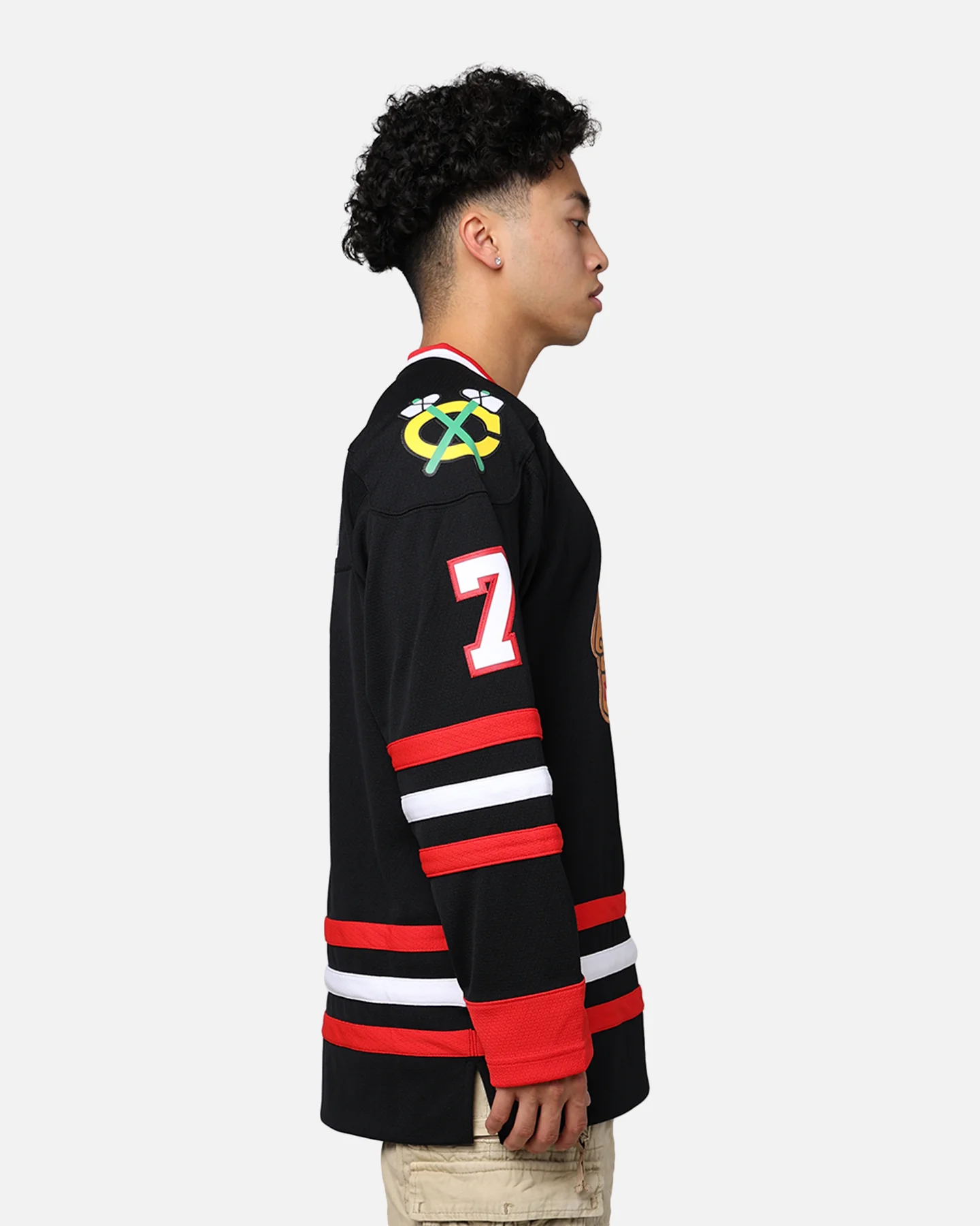 Mitchell & Ness Chicago Blackhawks Chris Chelios '97-98 Jersey Black - Image 6