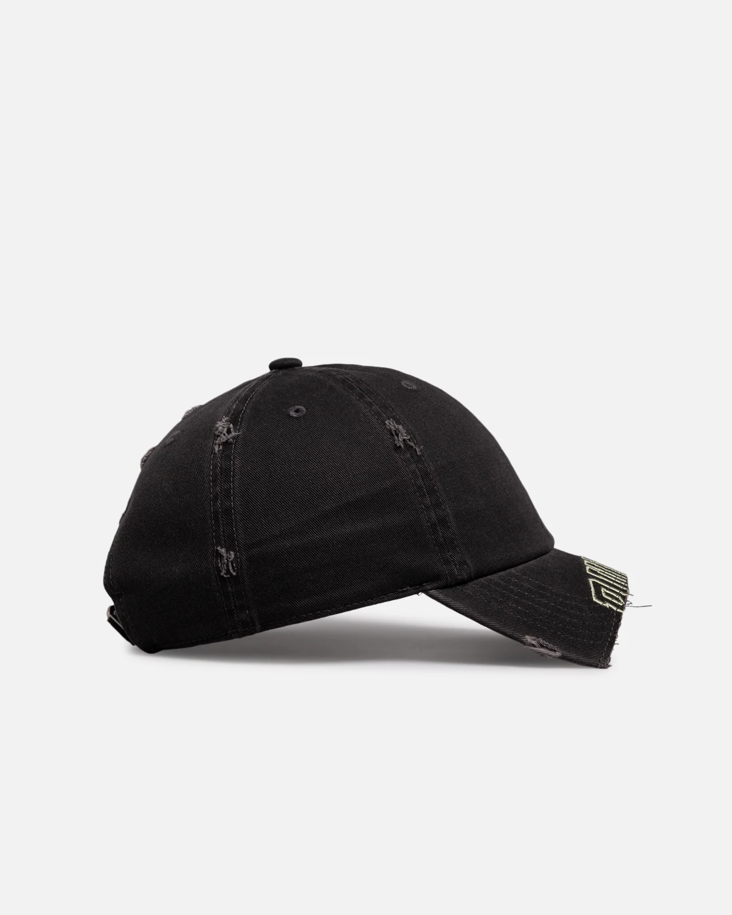 Mitchell & Ness Chicago Bulls 'Cut Brim' Dad Fit Strapback Black - Image 3